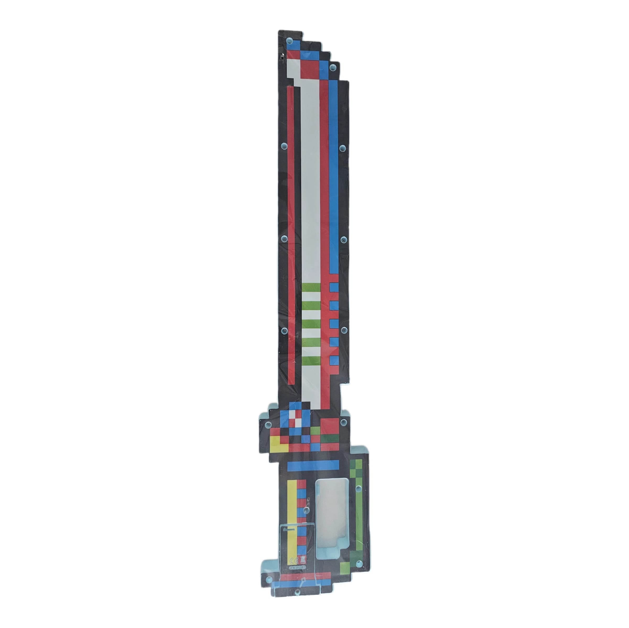 Mardi Gras Light Up Pixel Sword