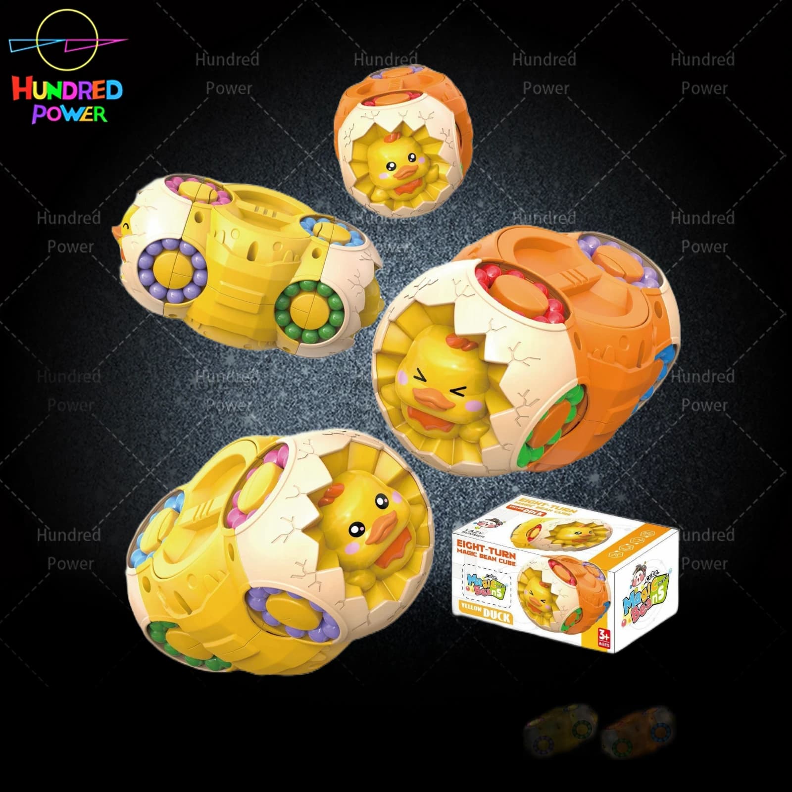 Little Yellow Duck Eight-Sided Magic Bean Cube in default color