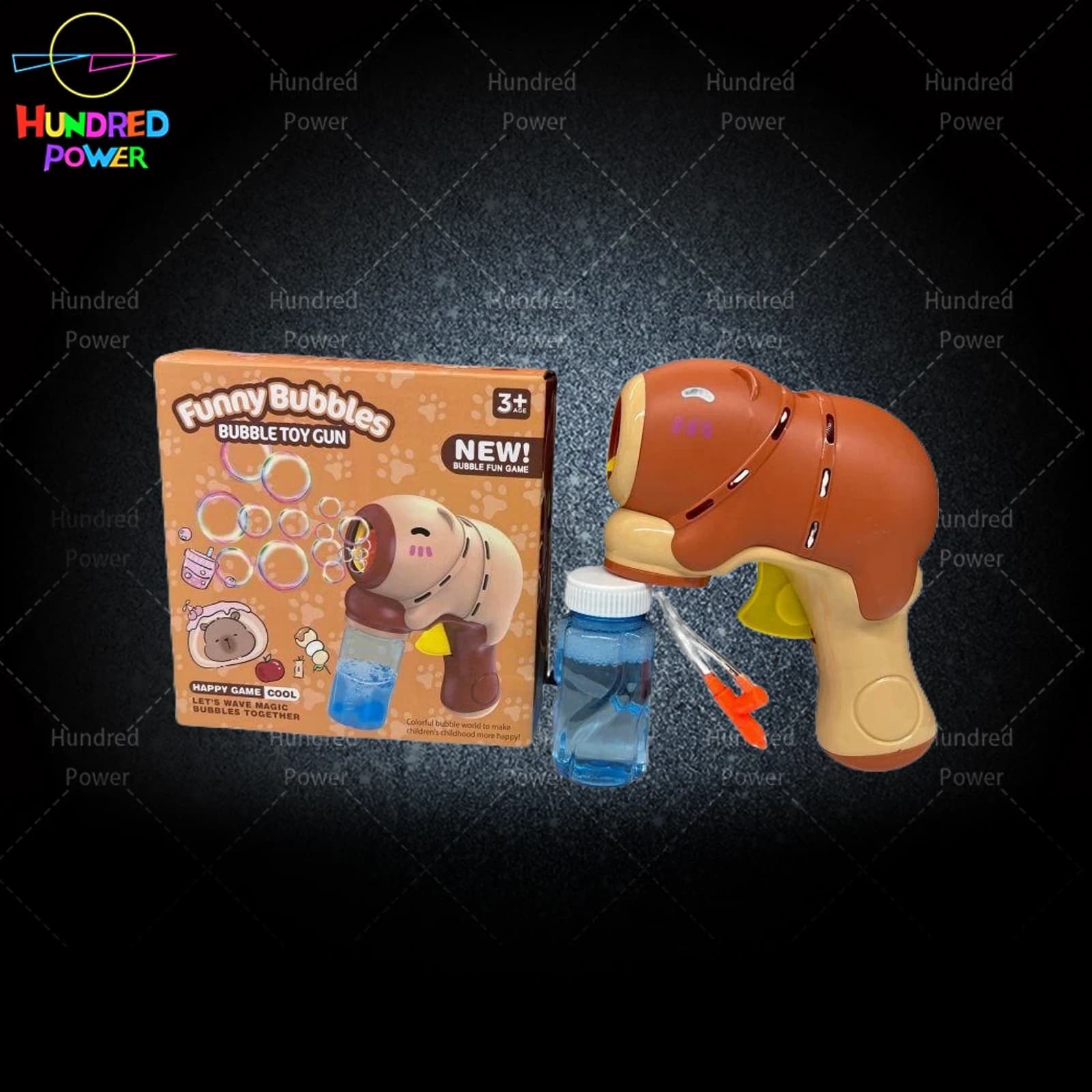 Hand-press inertia bubble camera toy, 12pcs/board
