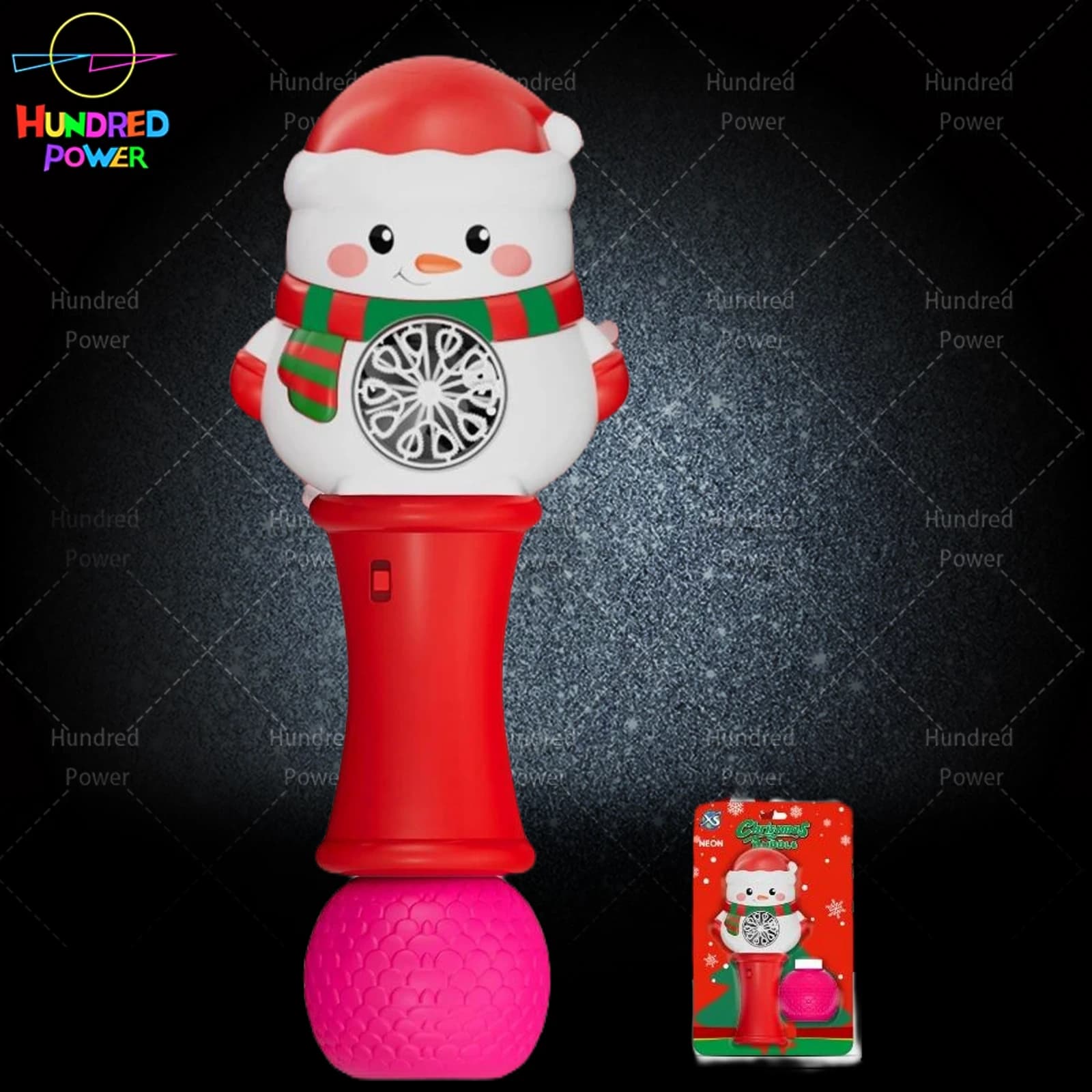 Snowman Wand 10-Hole Treasure Chest 3*AA Battery