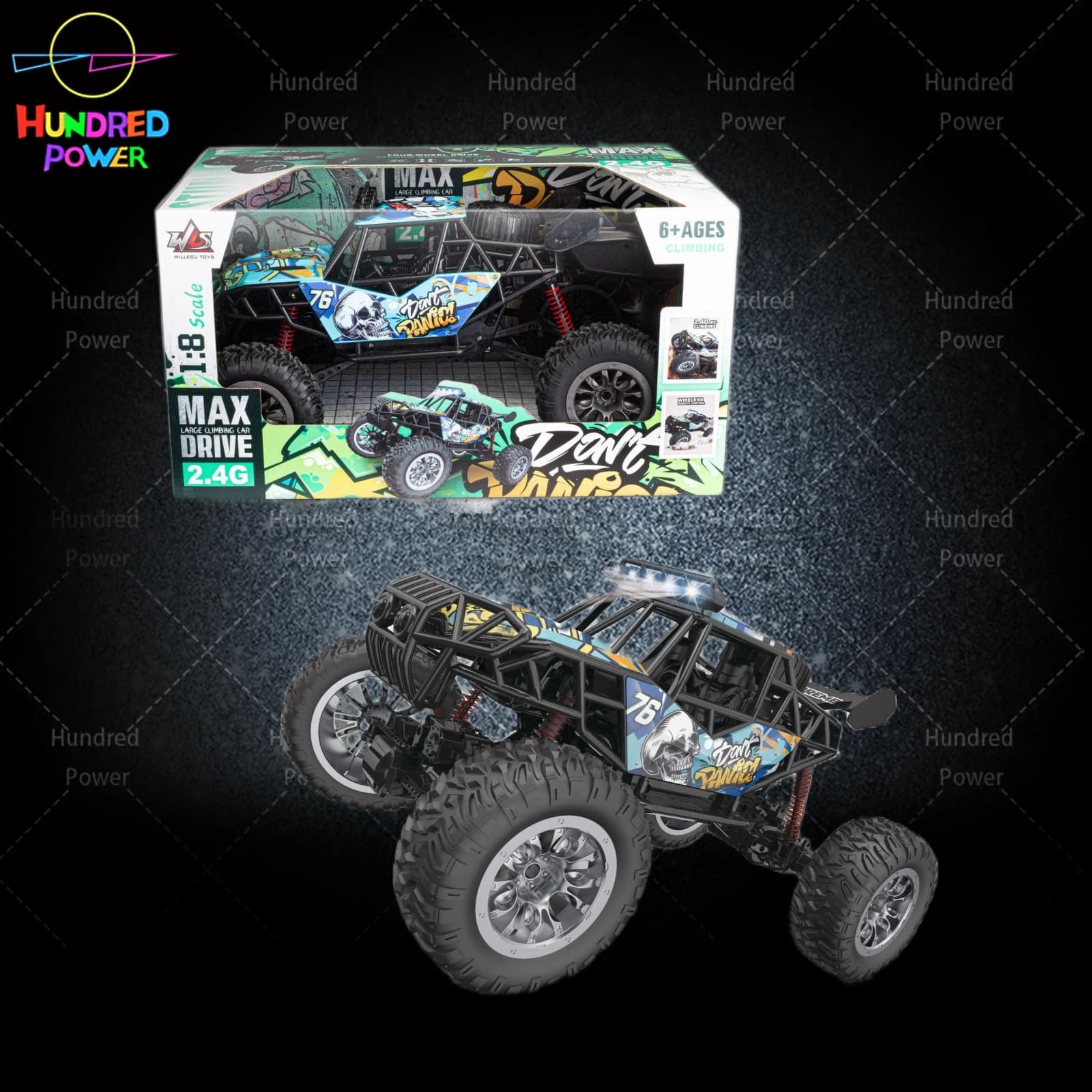 2.4G 1:8 4WD Off-Road Crawler