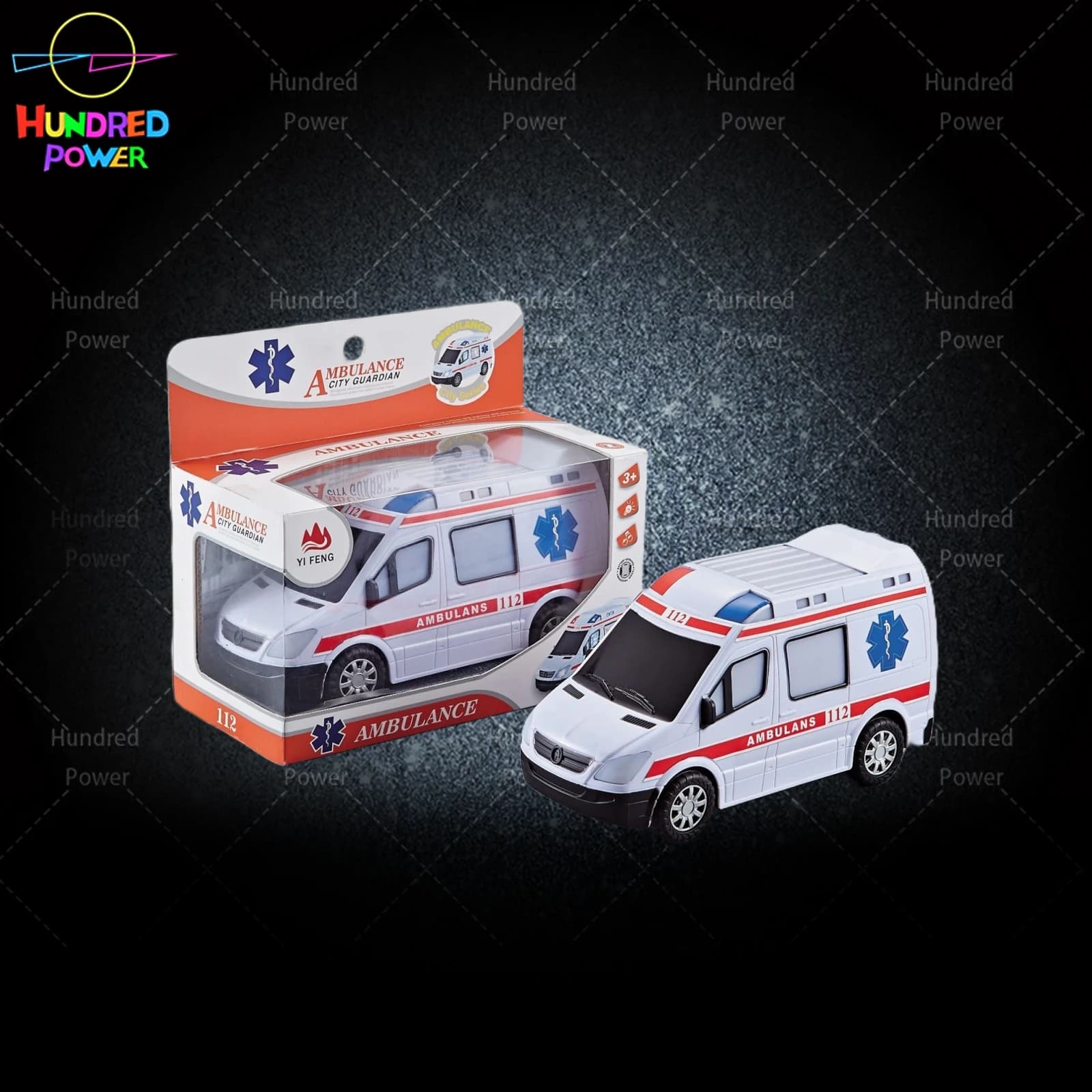 Electric Universal Emergency Vehicle with Lights and Music