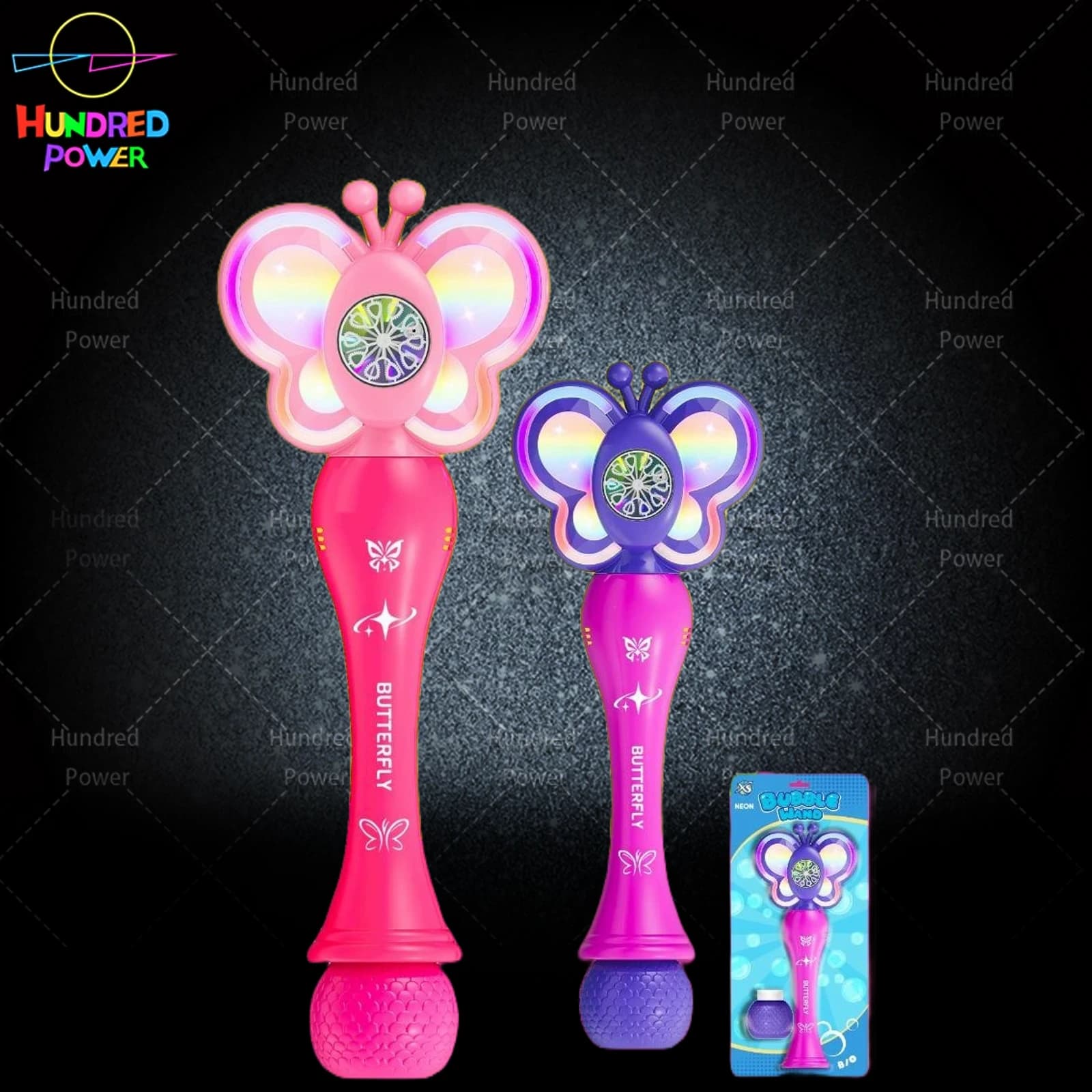 Butterfly Stick 10-Hole Treasure Box 3*AA Battery