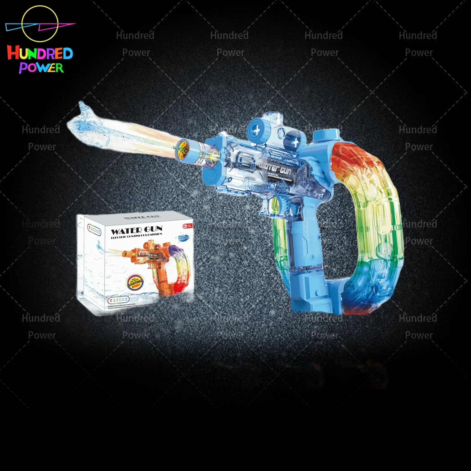 Electric Wristband Water Gun (Black/Blue/Orange)