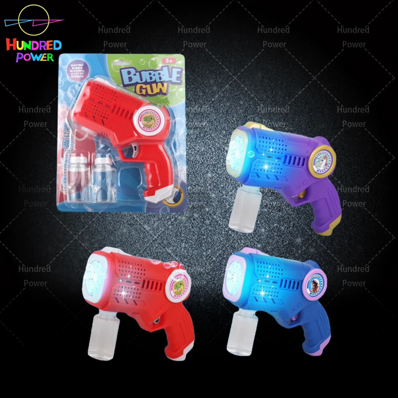 Bubble Gun (20 Holes), 4*AA Batteries/Not Included, Electric Bubble Gun, Fully Automatic Bubble Gun, Handheld Bubble Gun, Bubble Fun Bubble Blowing Toy