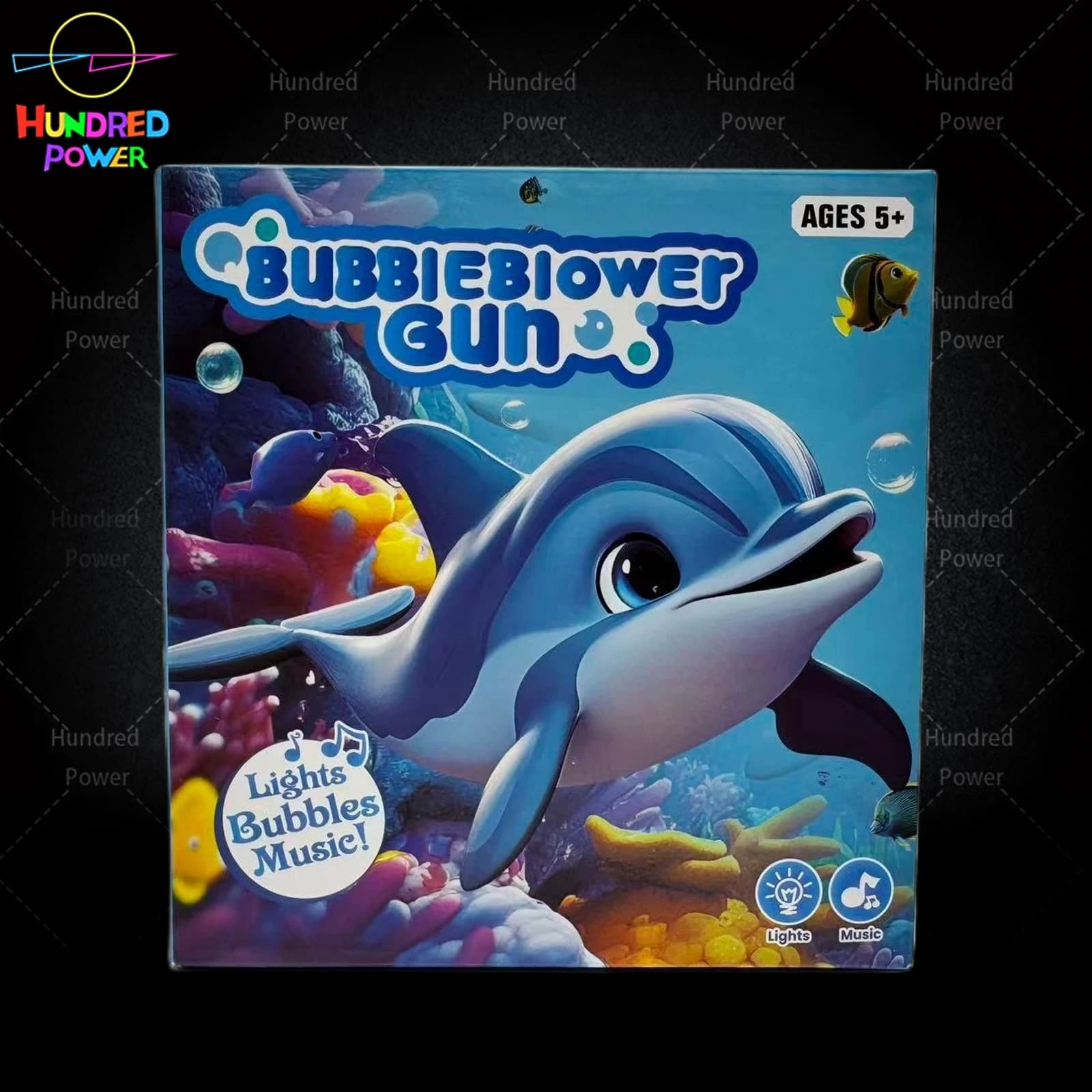 Dolphin Multi-Hole Bubble Gun