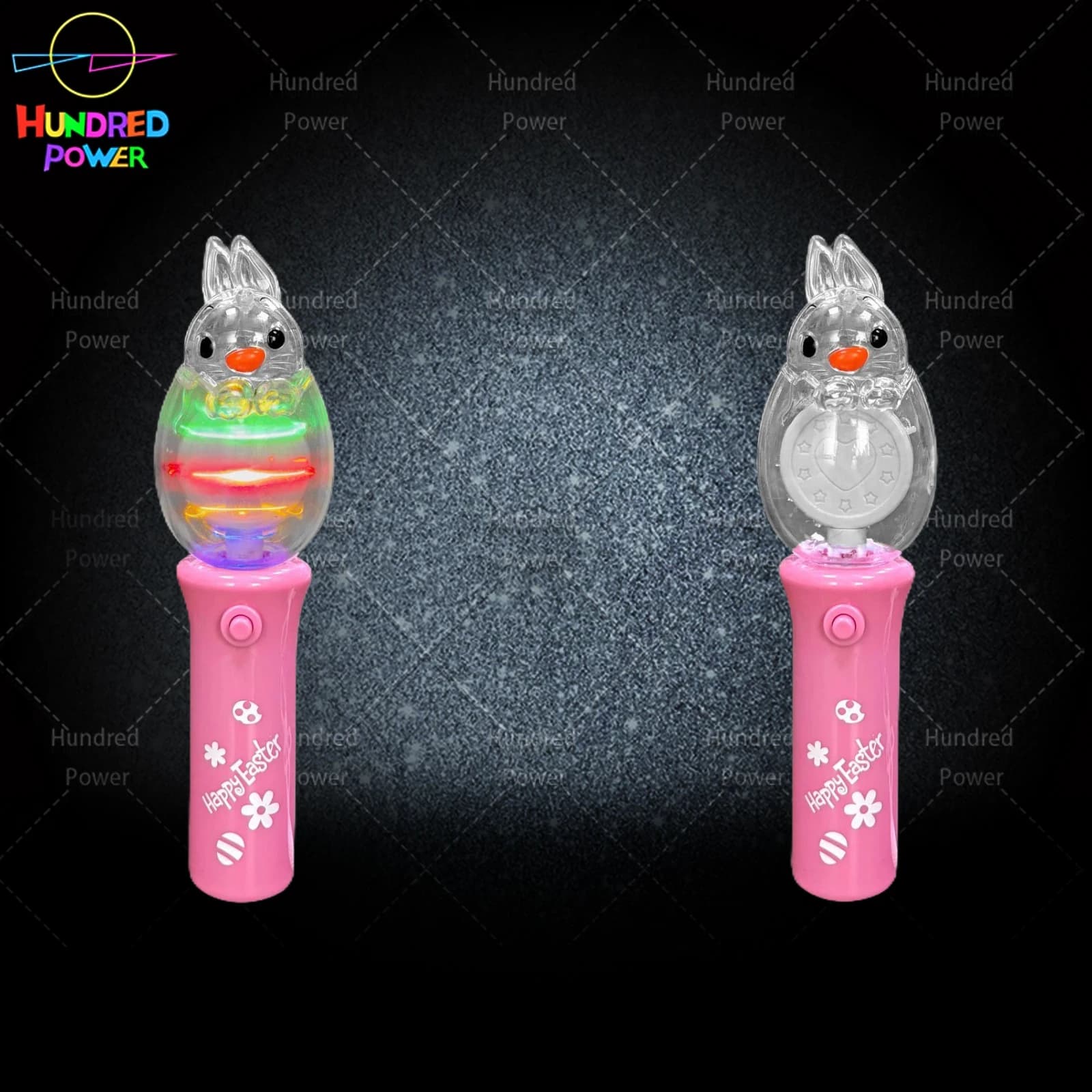 Easter Spinning Light Wand - Bunny