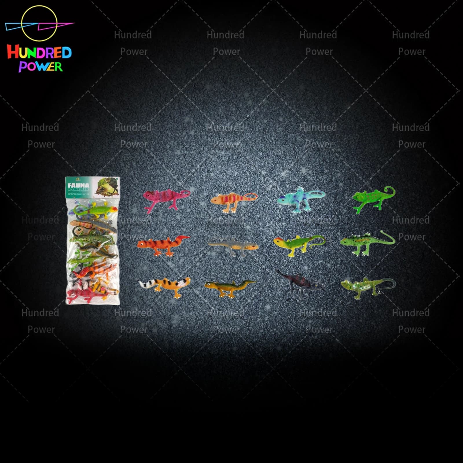 6-inch Lizards, 12 Pieces