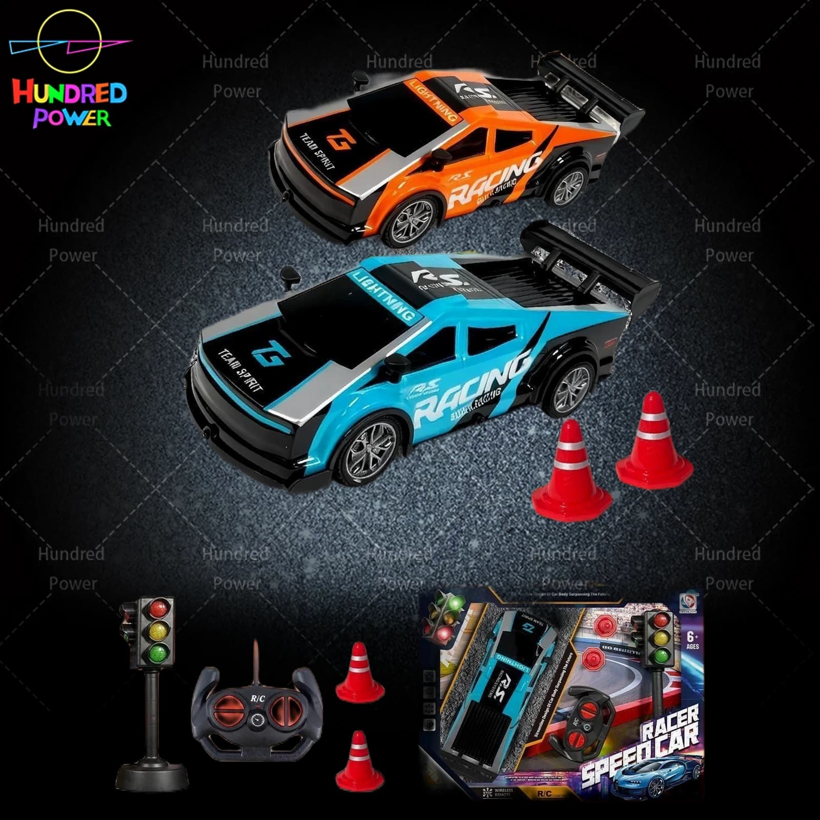1:16 PET/PVC Translucent Car Shell Tesla Four-Way Remote Control Car (27MHz)