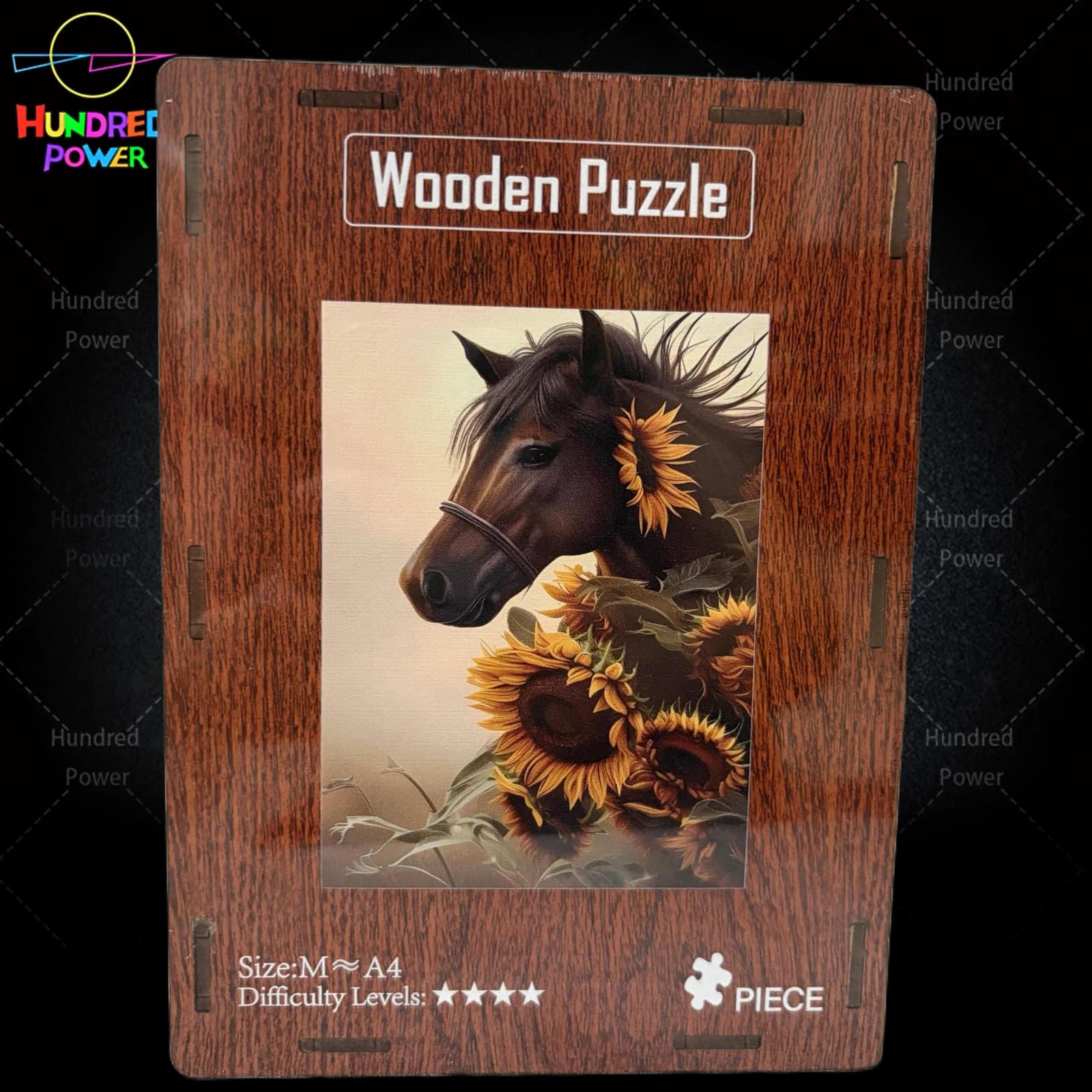 A4 High-end Wooden Box Creative Irregular Puzzle