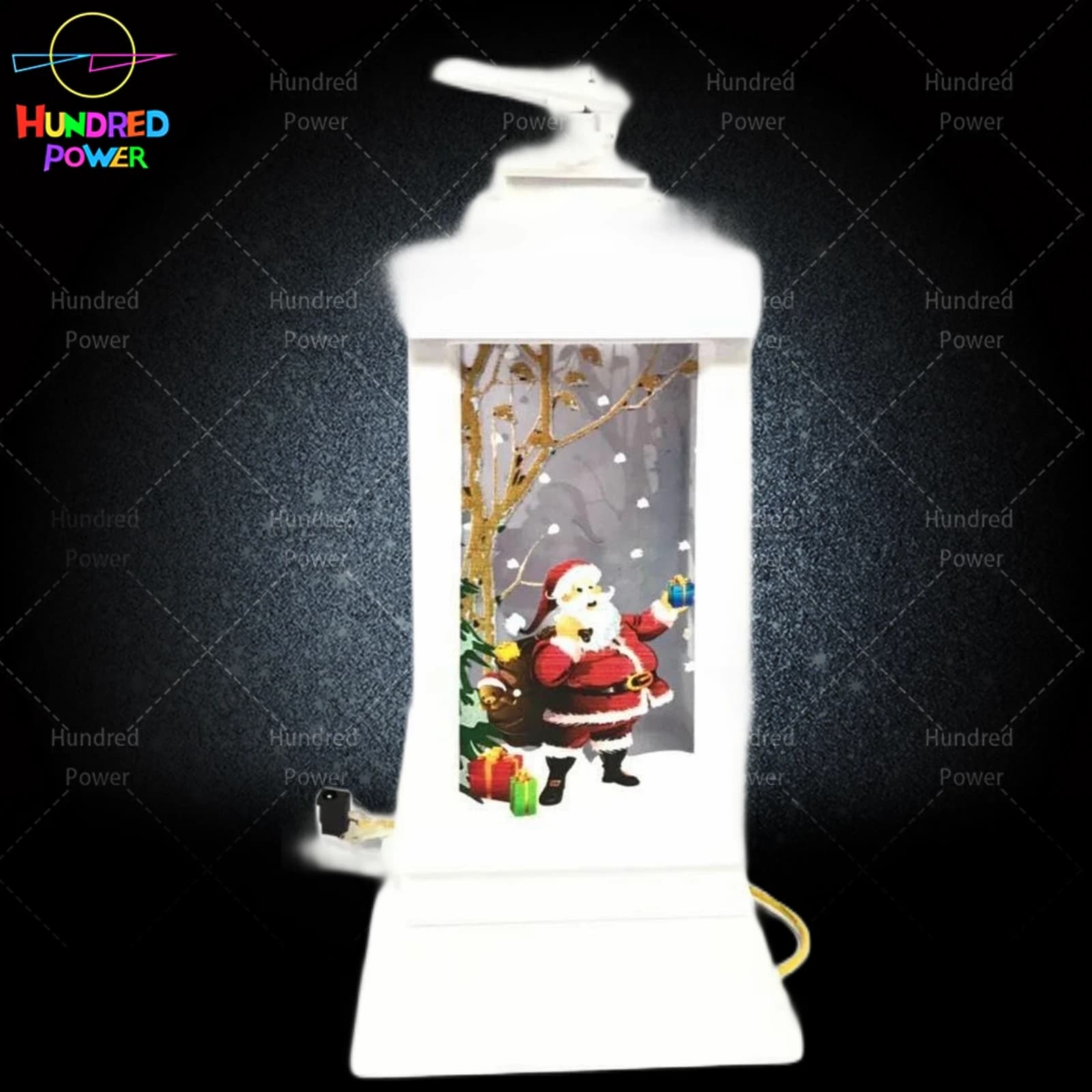 Christmas Square Lantern (Medium)