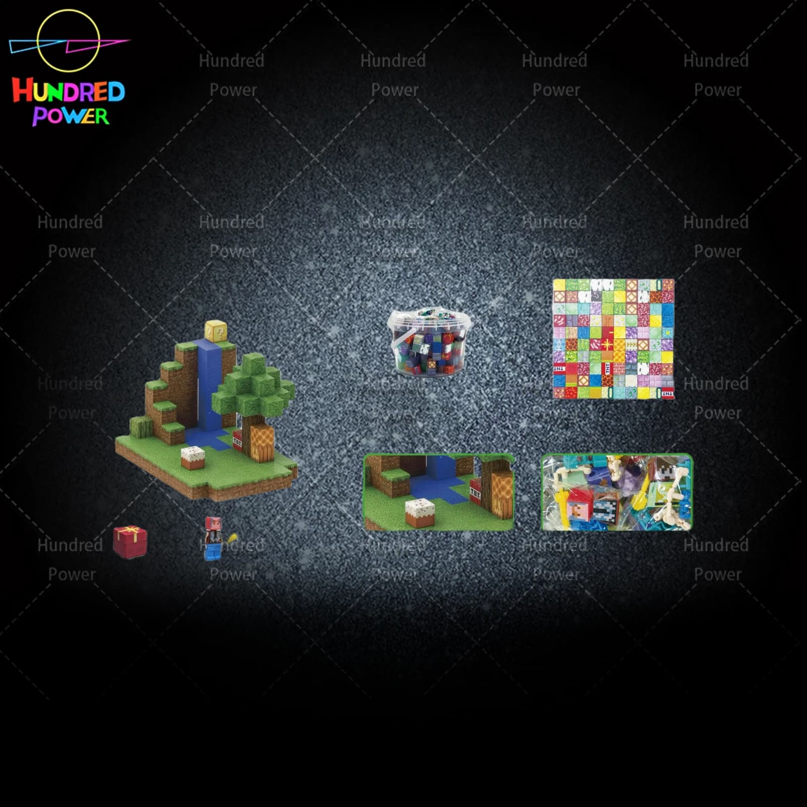Minecraft Magnetic Blocks Random 100PCS product image