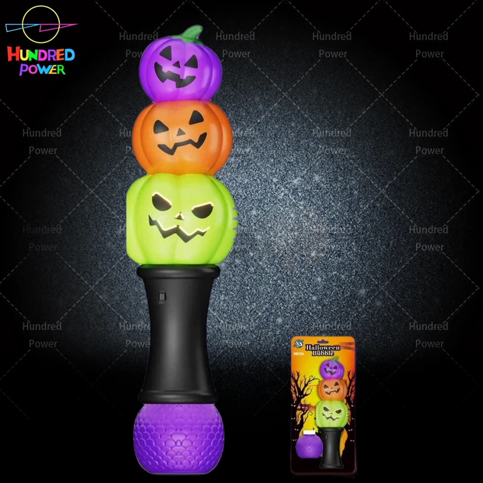 Three Pumpkin Sticks 10-Hole Treasure Chest 3*AA Battery