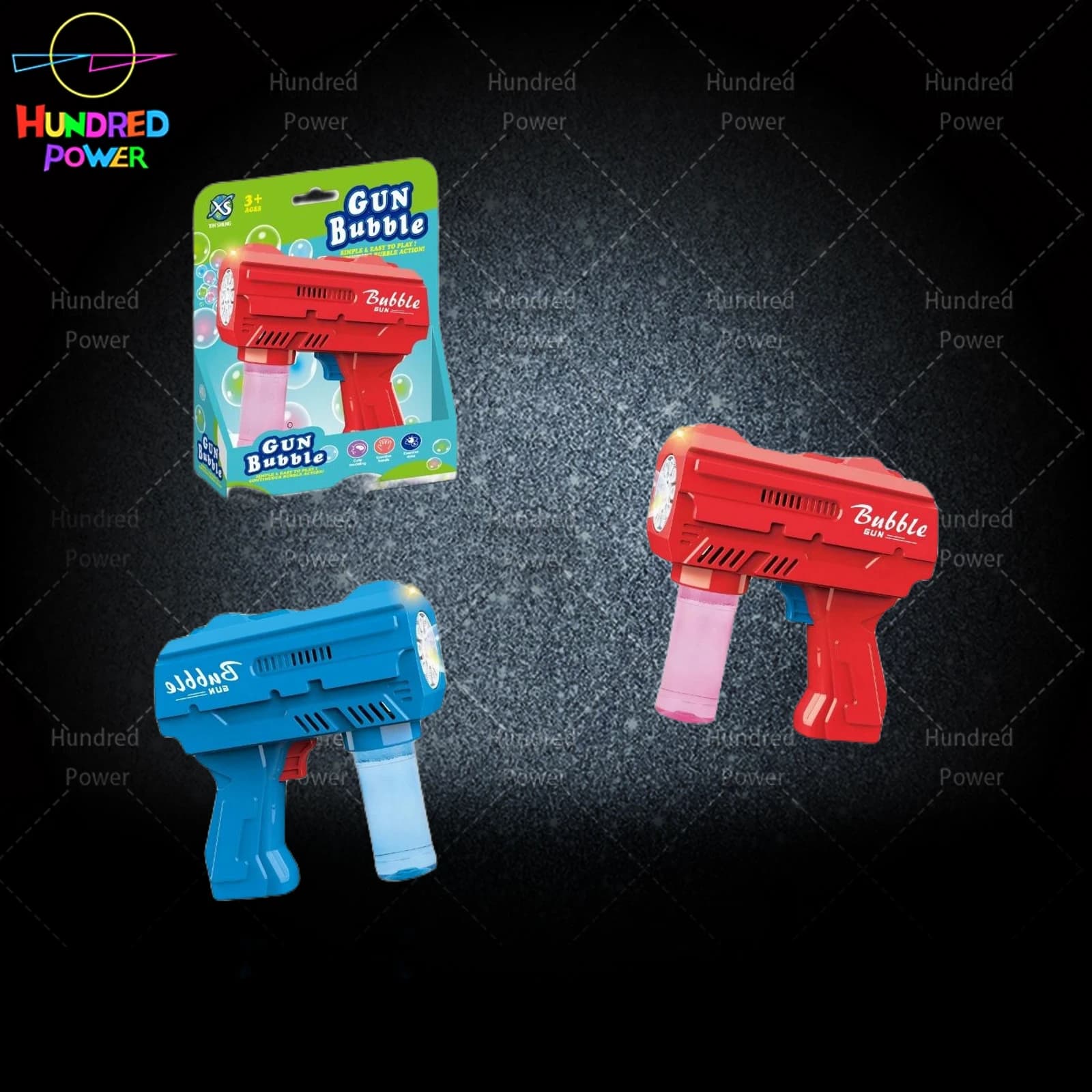 Space Bubble Gun (10 holes) 3*AA battery