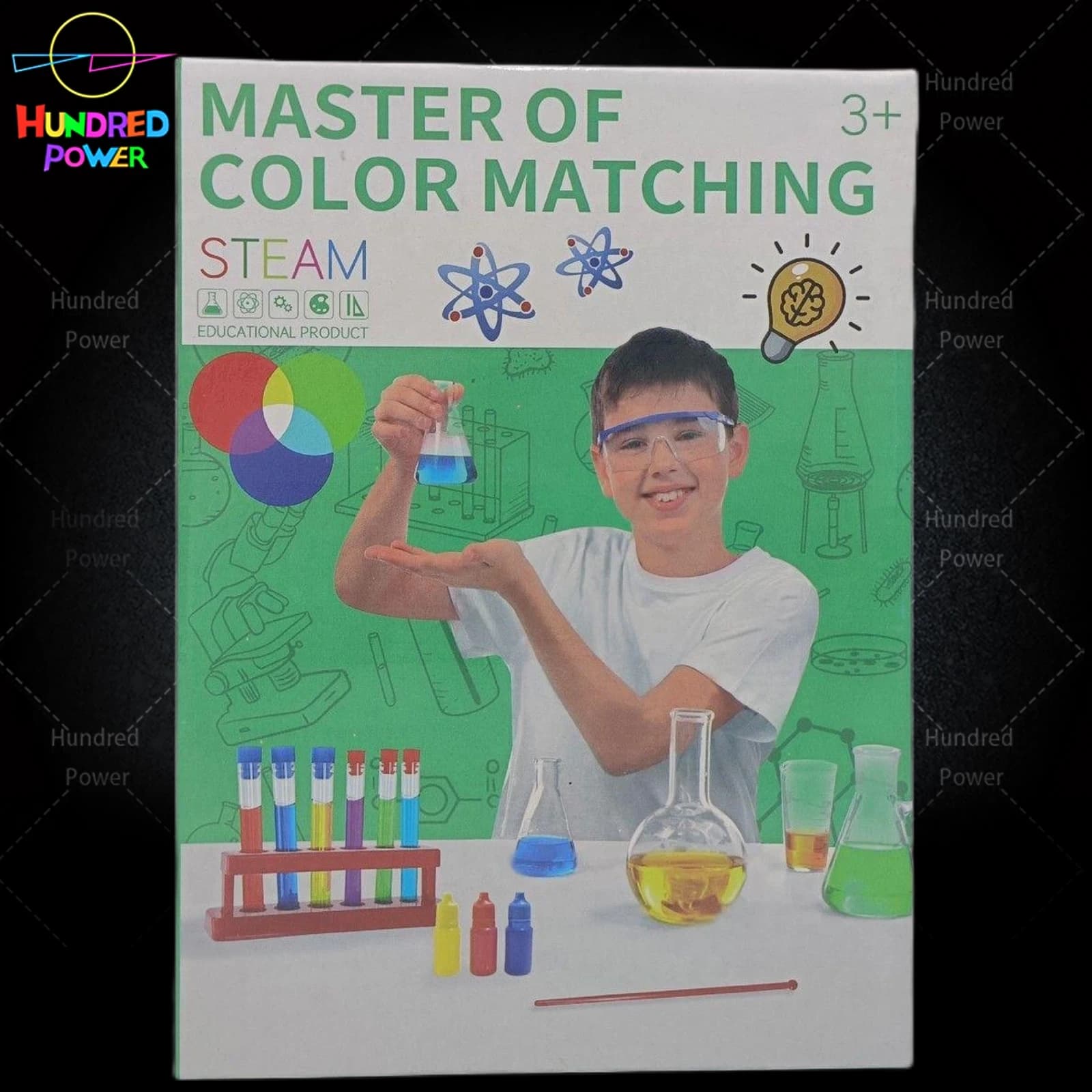 Children's Science Experiment Kit STEAM Color Mixing Master DIY Chemistry and Physics Experiment Materials