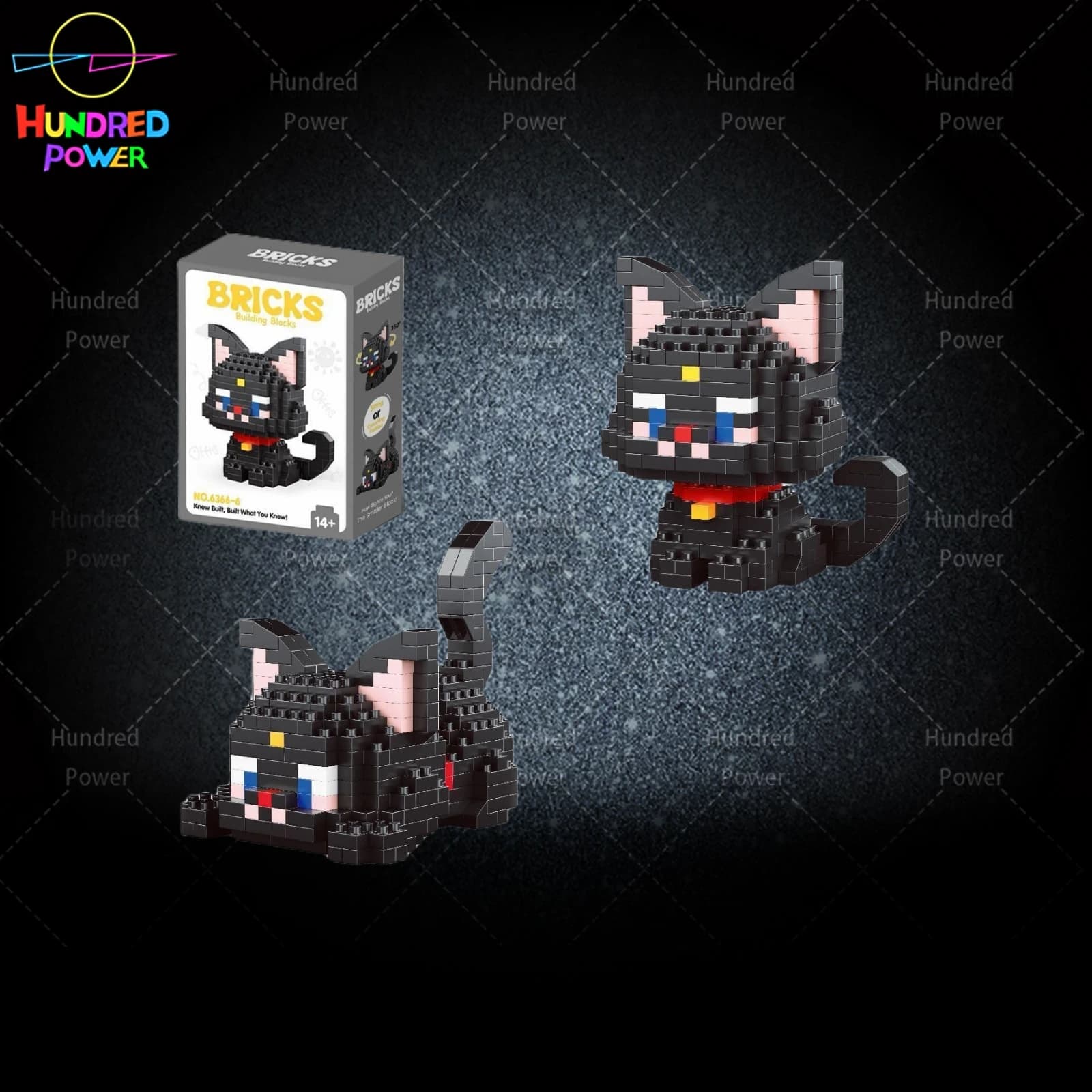 Black Cat Building Blocks 377pcs