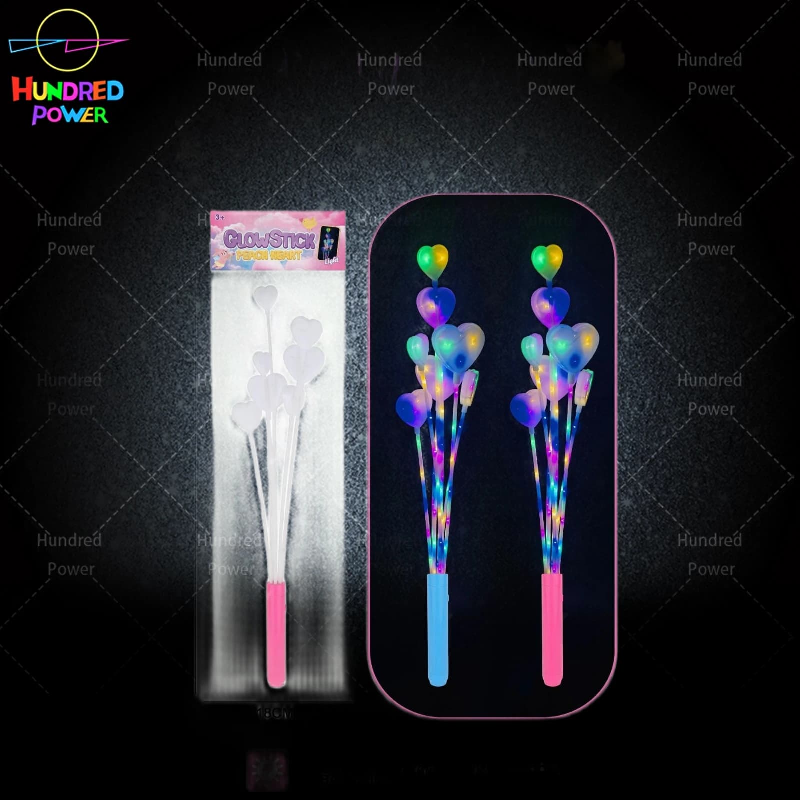 Heart-shaped Wand (Battery Not Included)