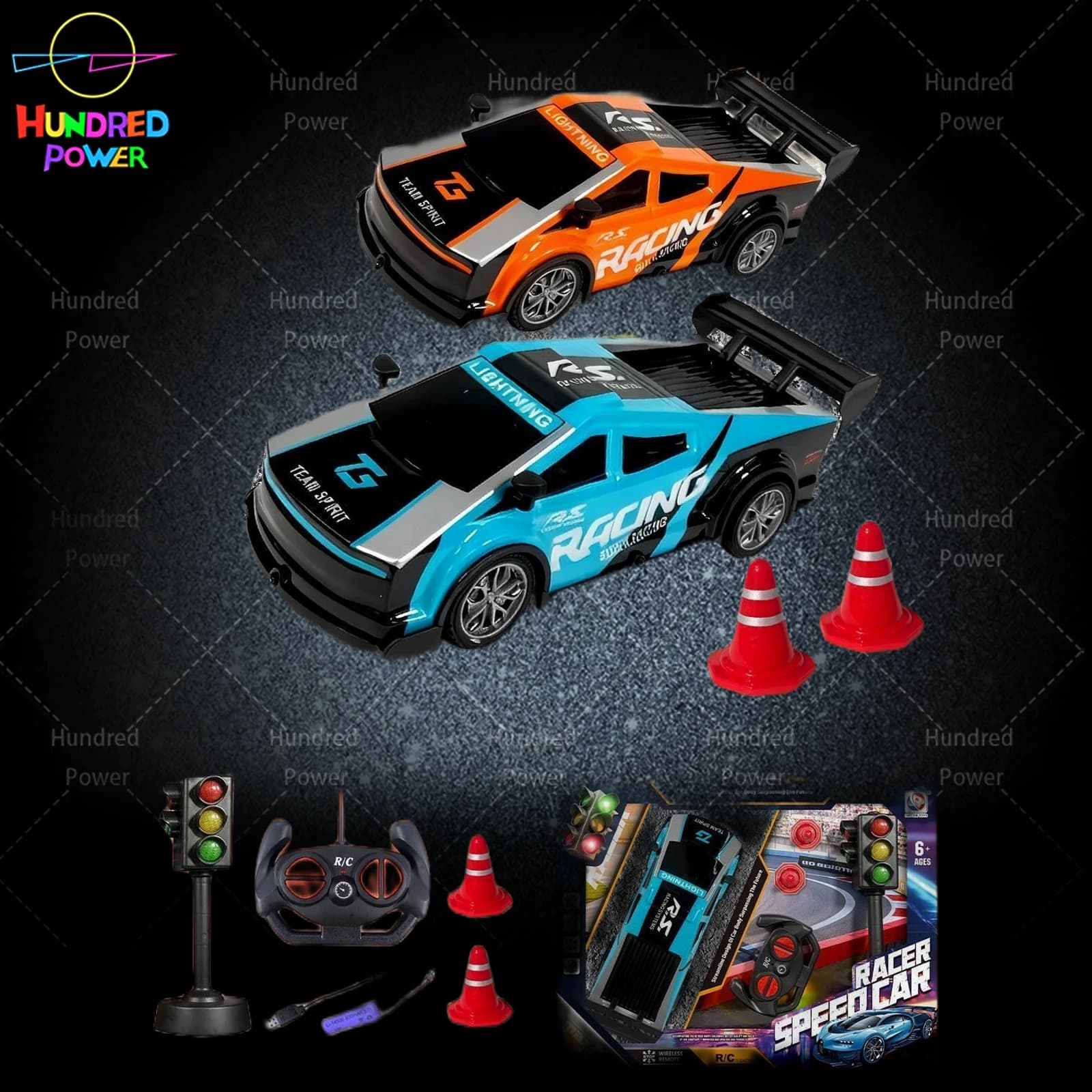 1:16 PET/PVC Translucent Car Shell Tesla Four-Way Remote Control Car (27MHz)