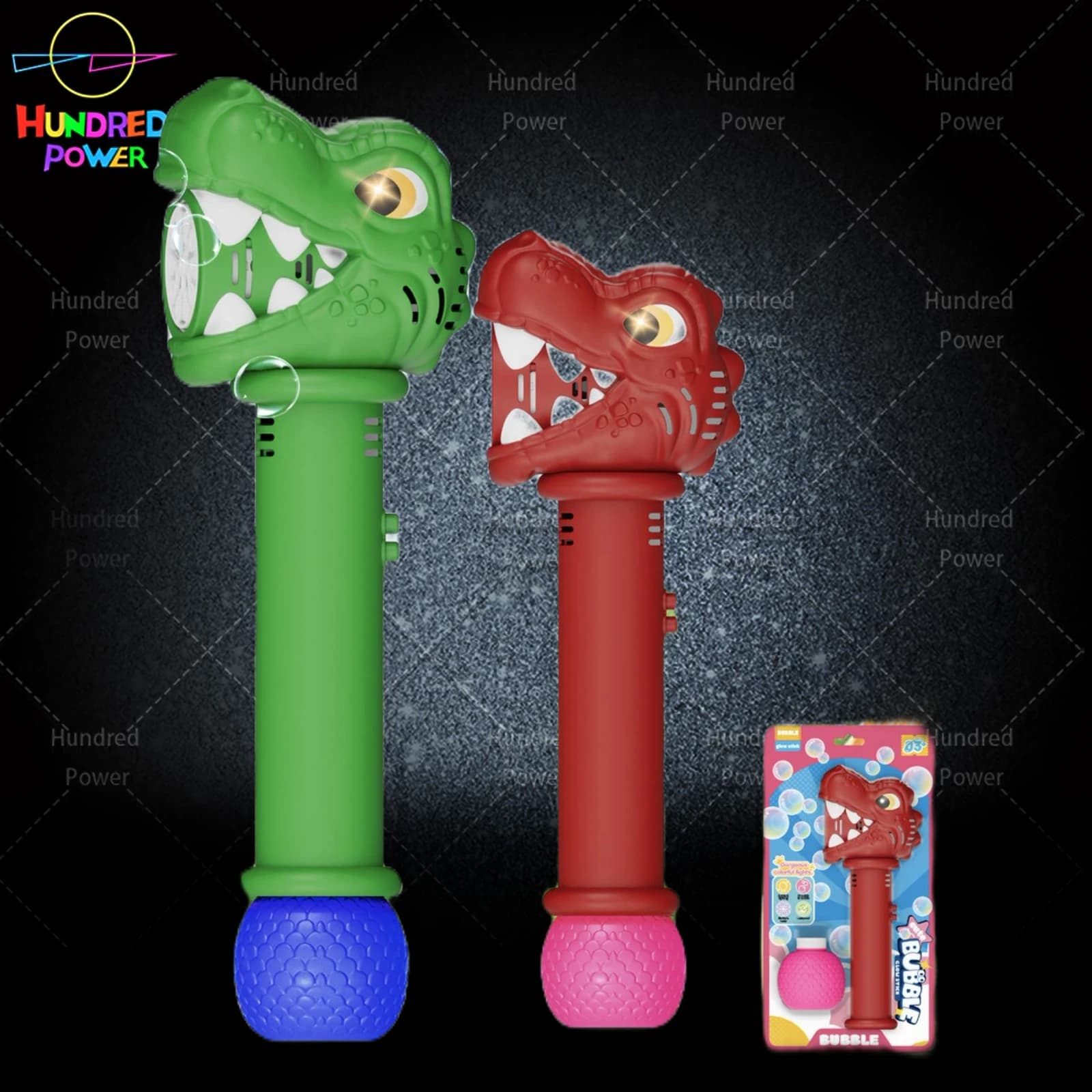 Dinosaur Stick 10-Hole Treasure Chest 3*AA Battery