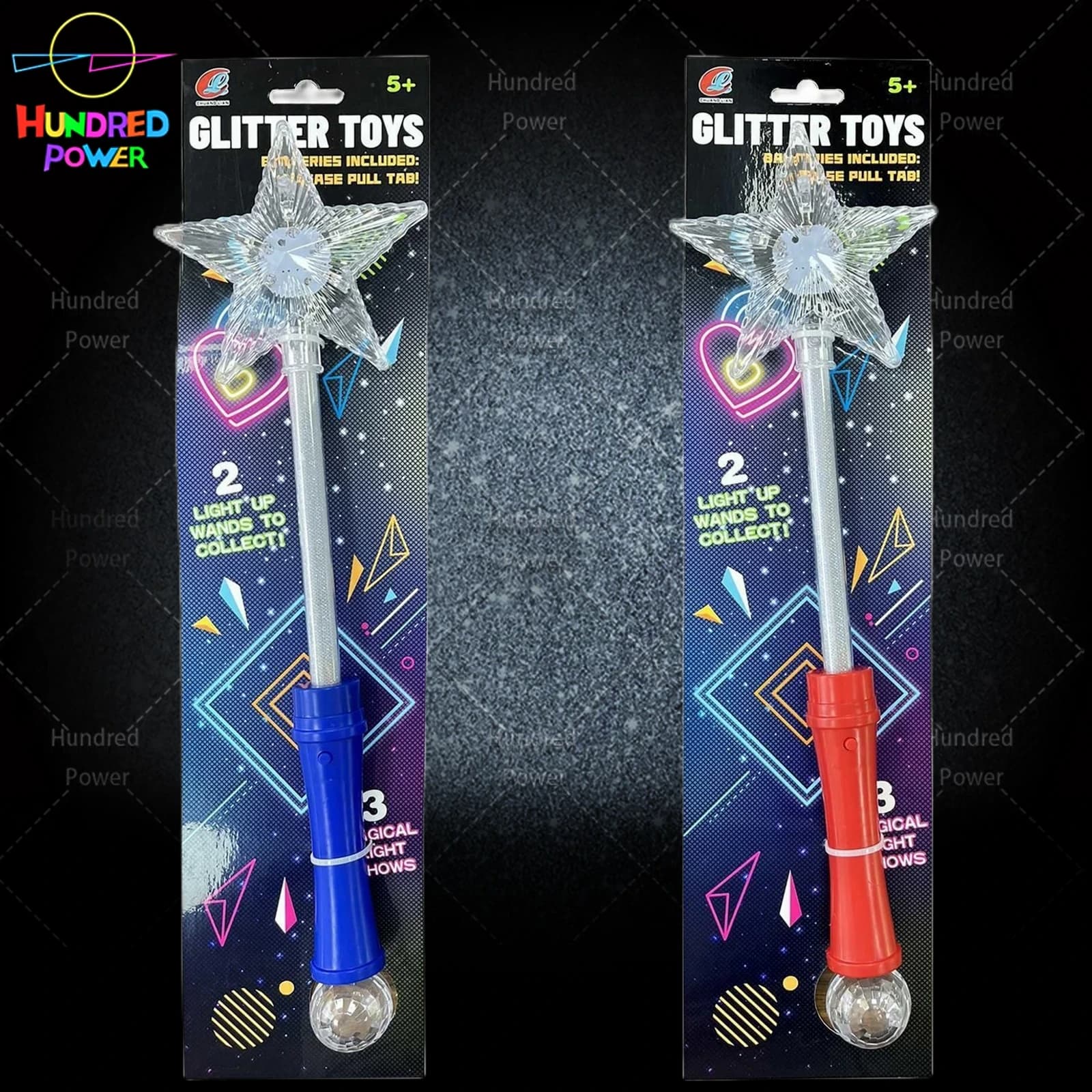 Small five-pointed star (batteries included)