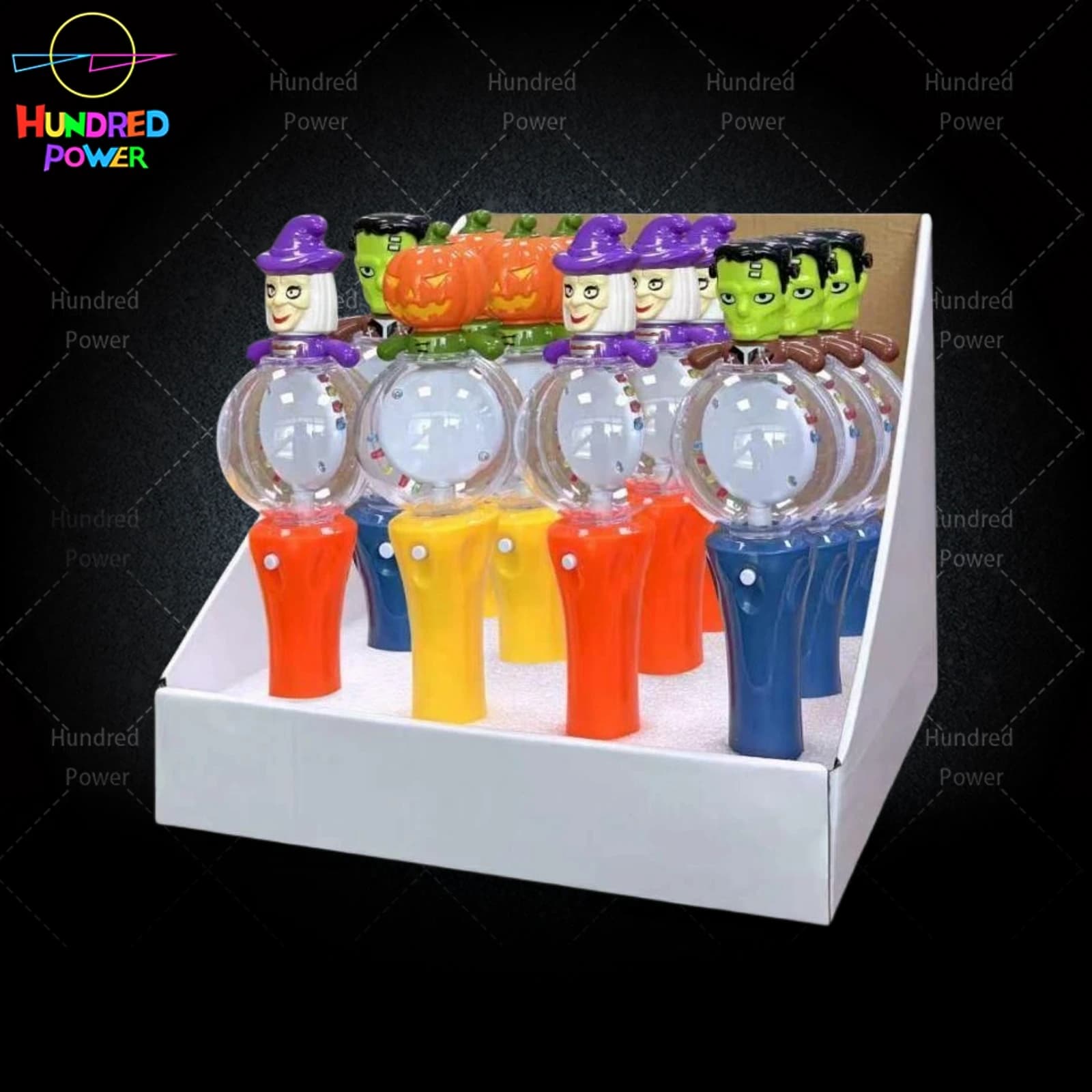 Halloween Spinning Ball Wand (12-Pack)