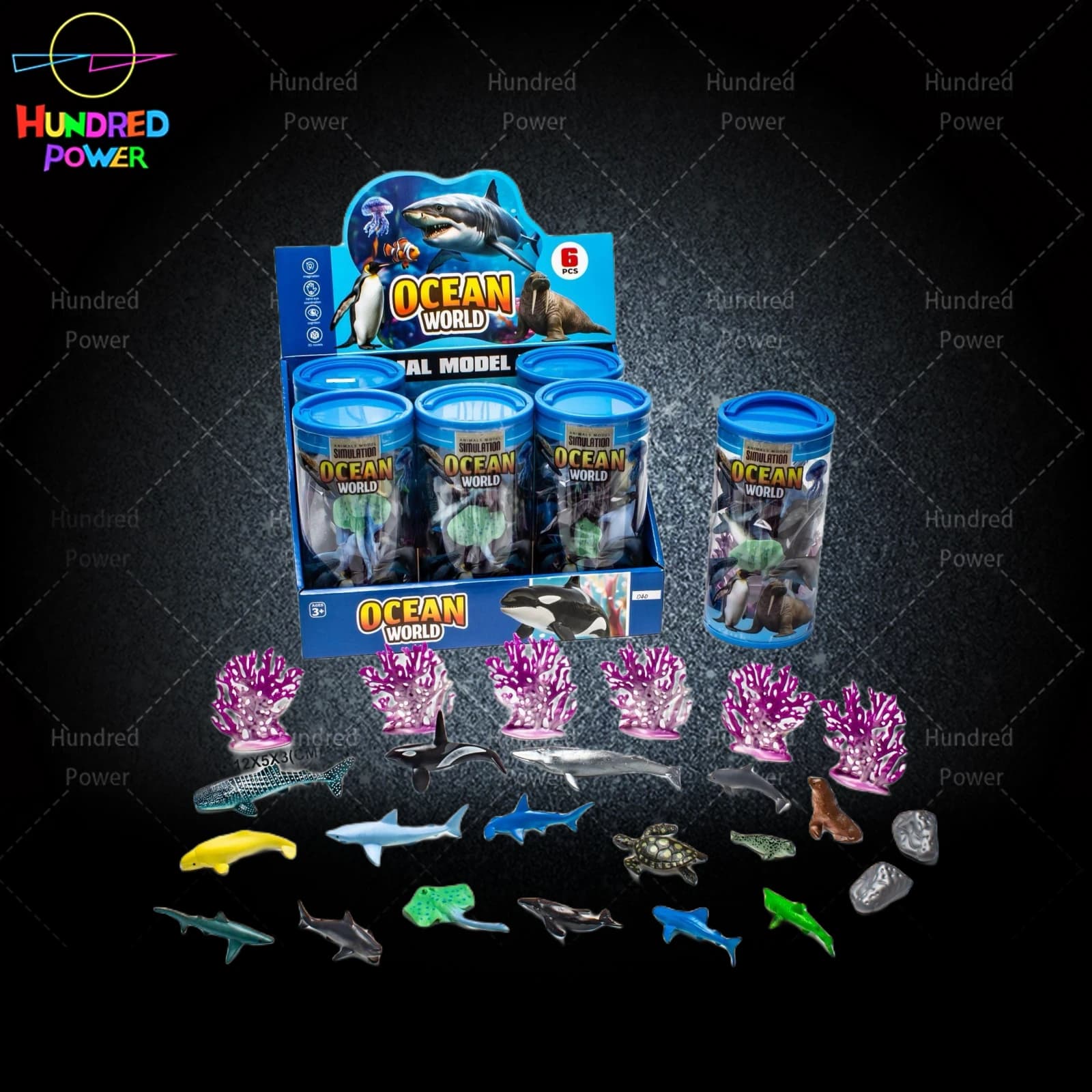 PVC Solid Ocean Set (26 Barrels)