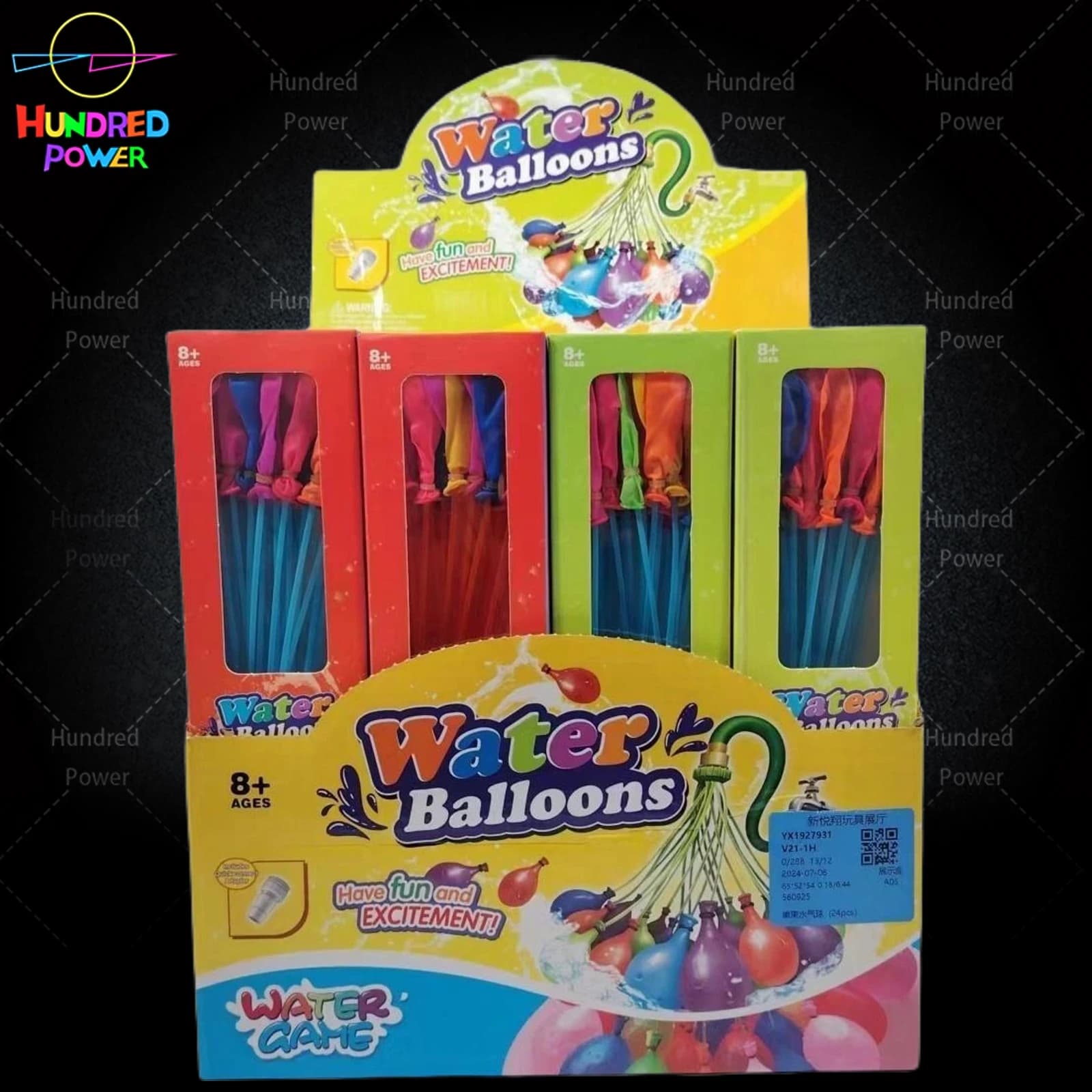 Single-bunch water balloons (24pcs)