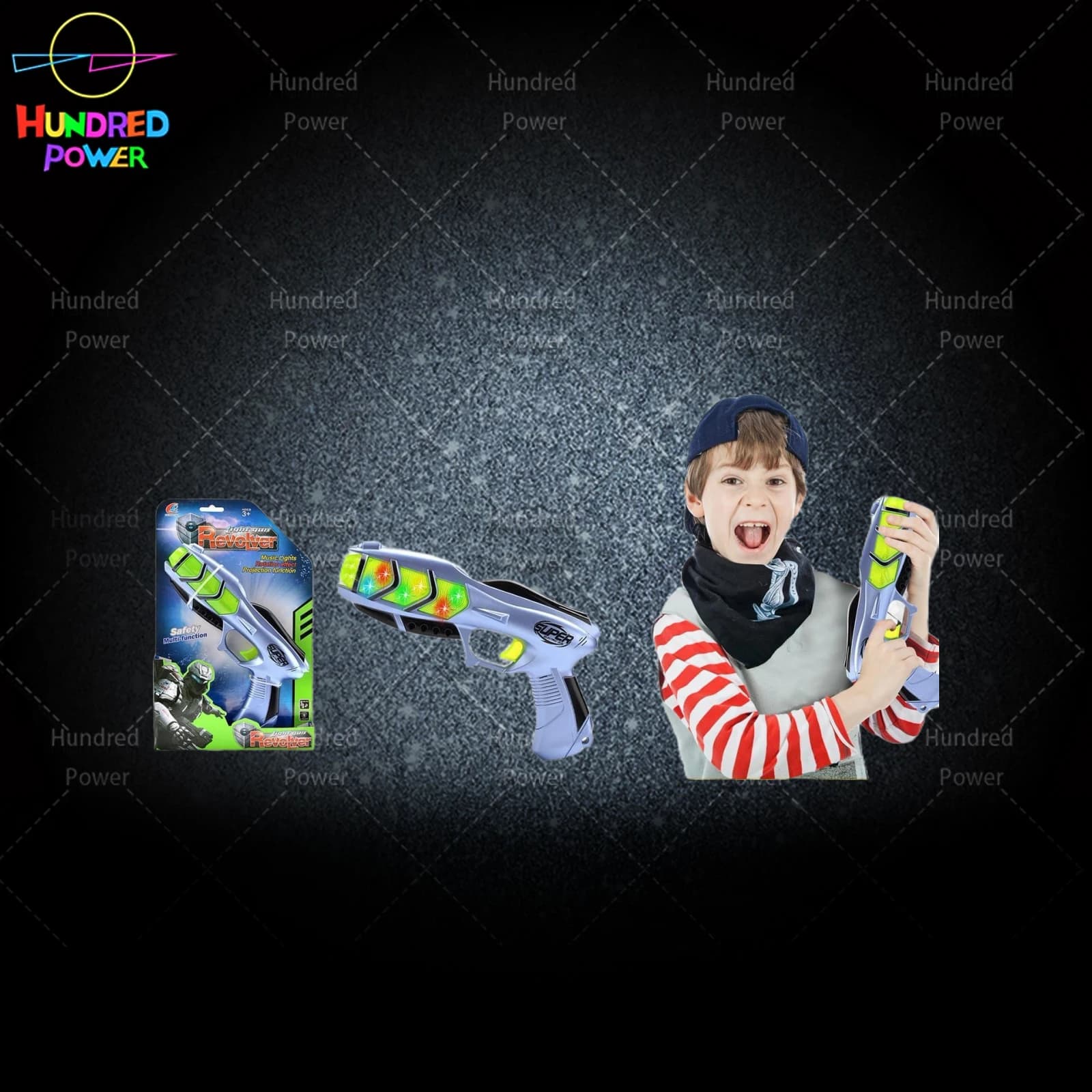 Light and Sound Space Gun