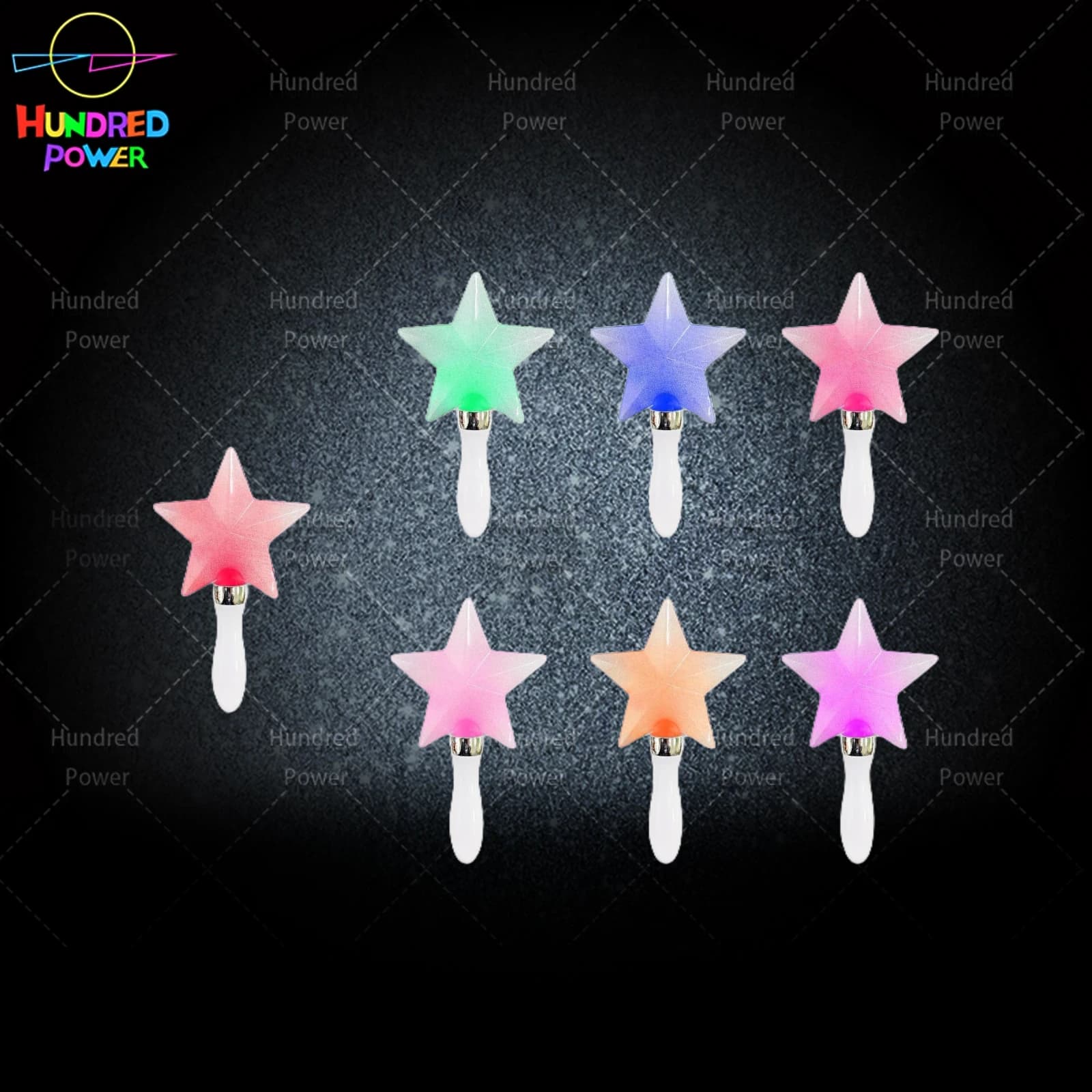 Five-pointed star glow stick