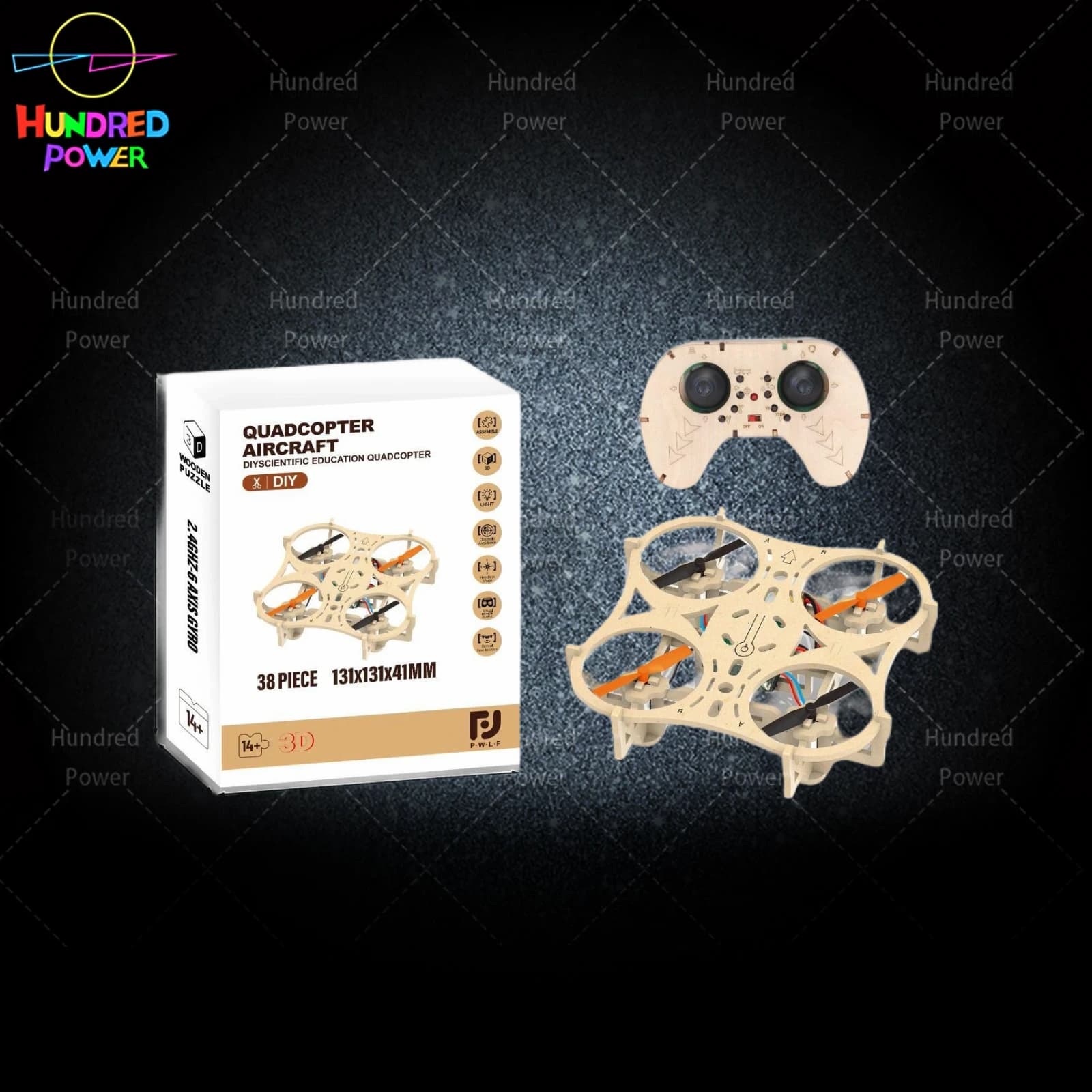 DIY Wooden Quadcopter Drone product image