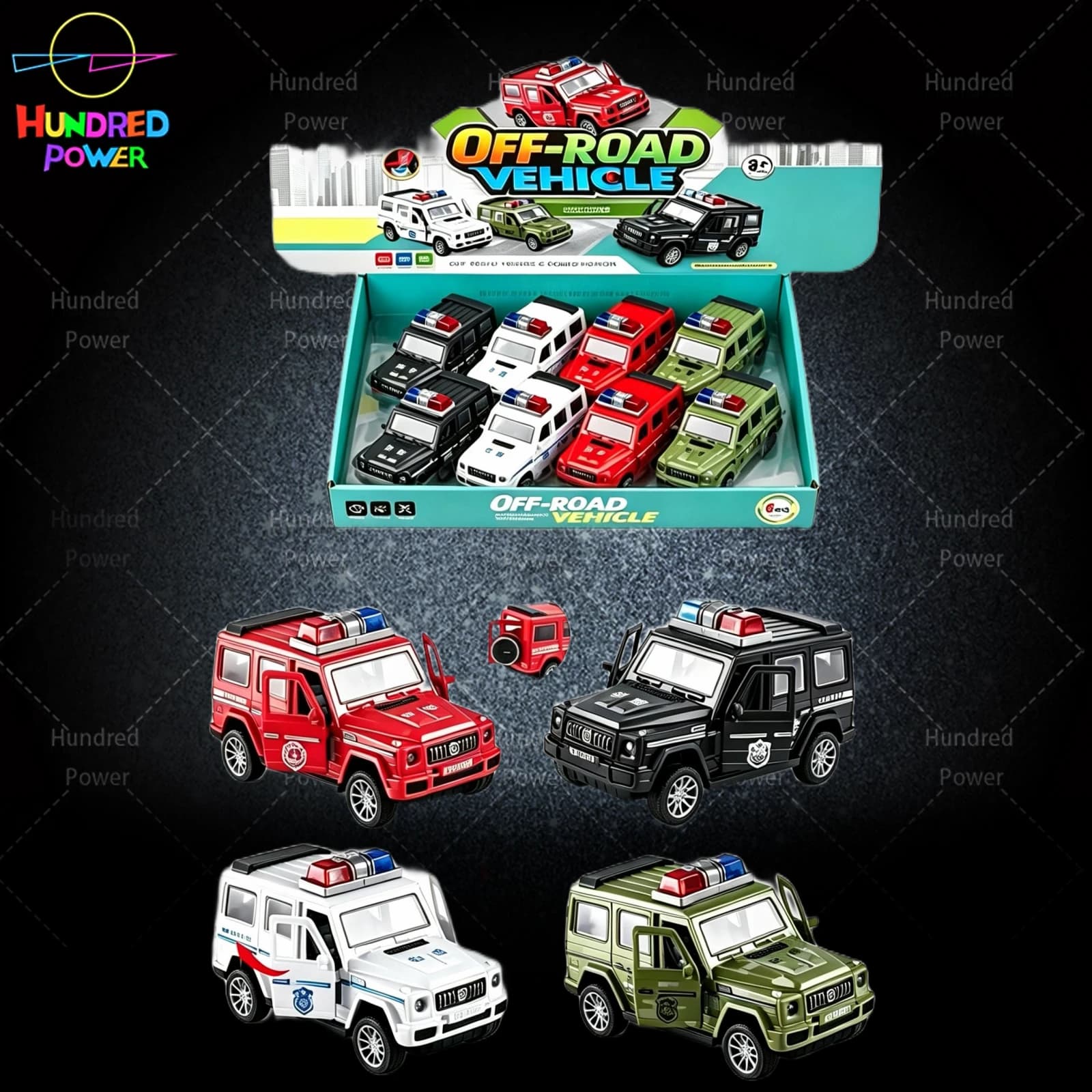 Inertia City Off-Road Vehicle 8pcs/box product image