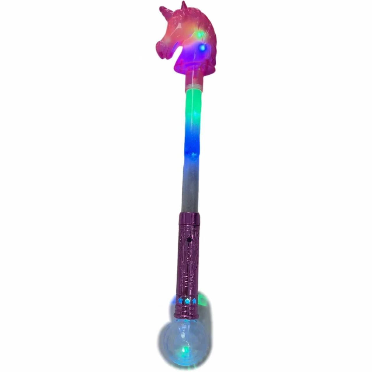 Light Up Unicorn Wand with Ball