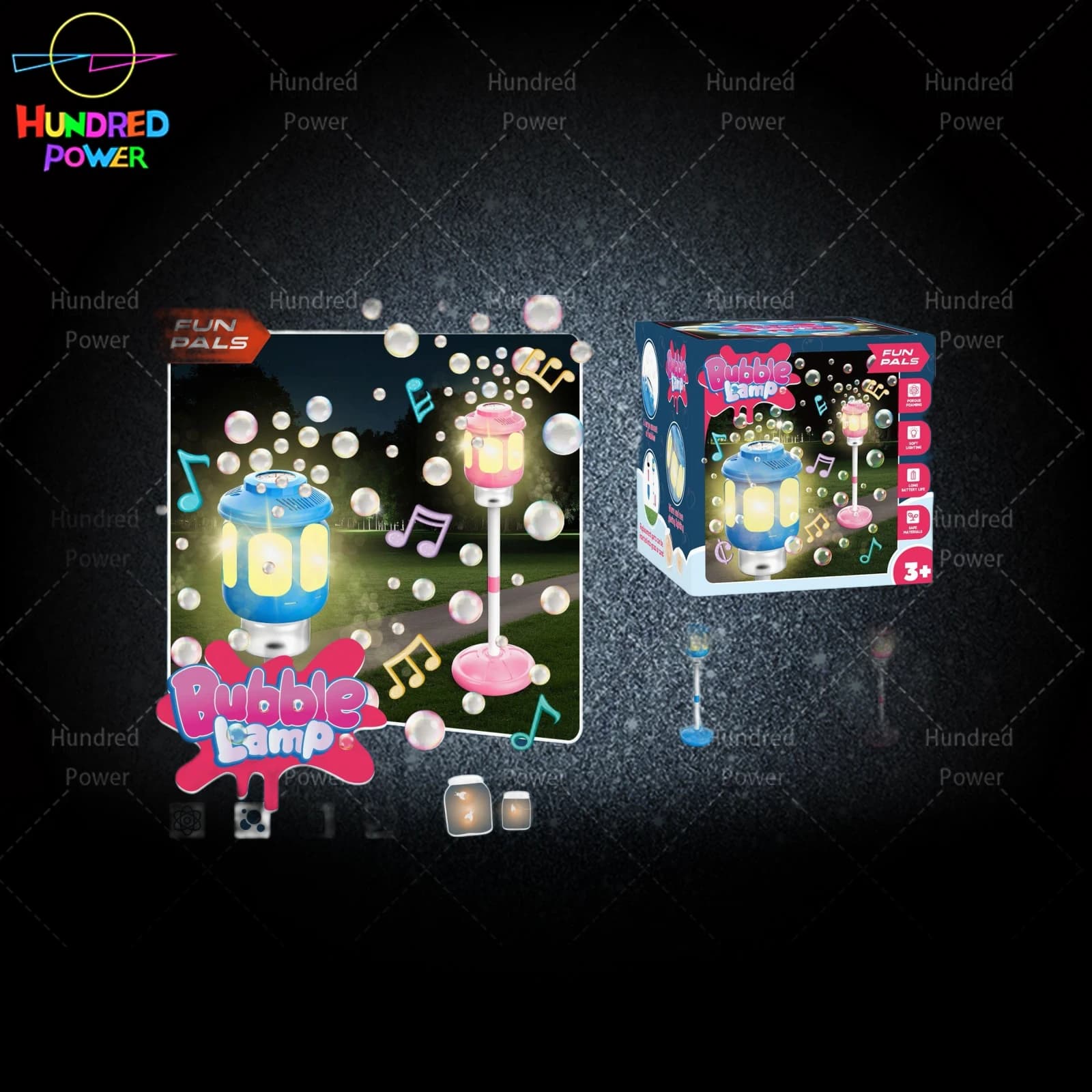 Light Bulb Bubble Machine with Lights and Music product image