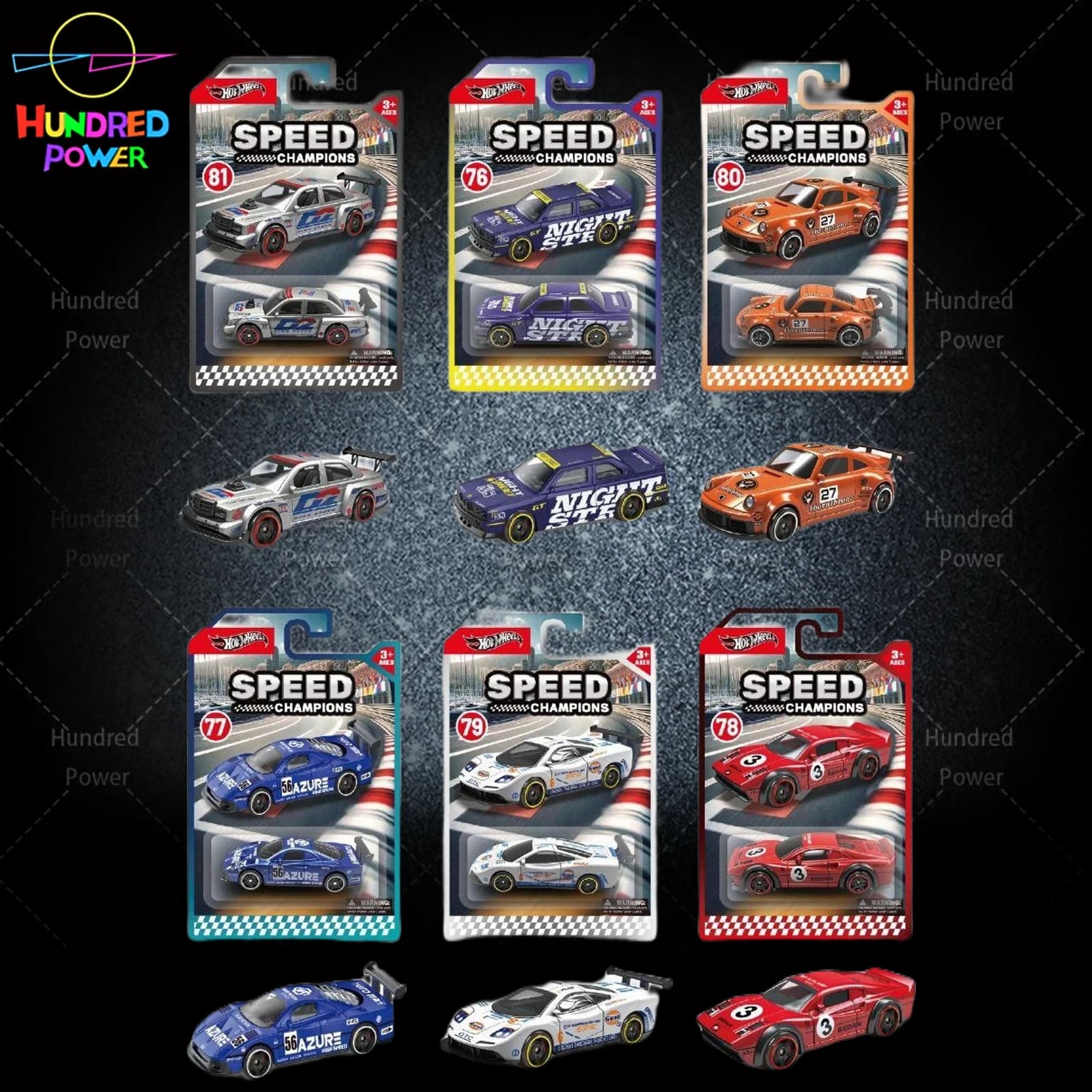 1:64 Sports Car 6-Piece Assortment (Set 19)