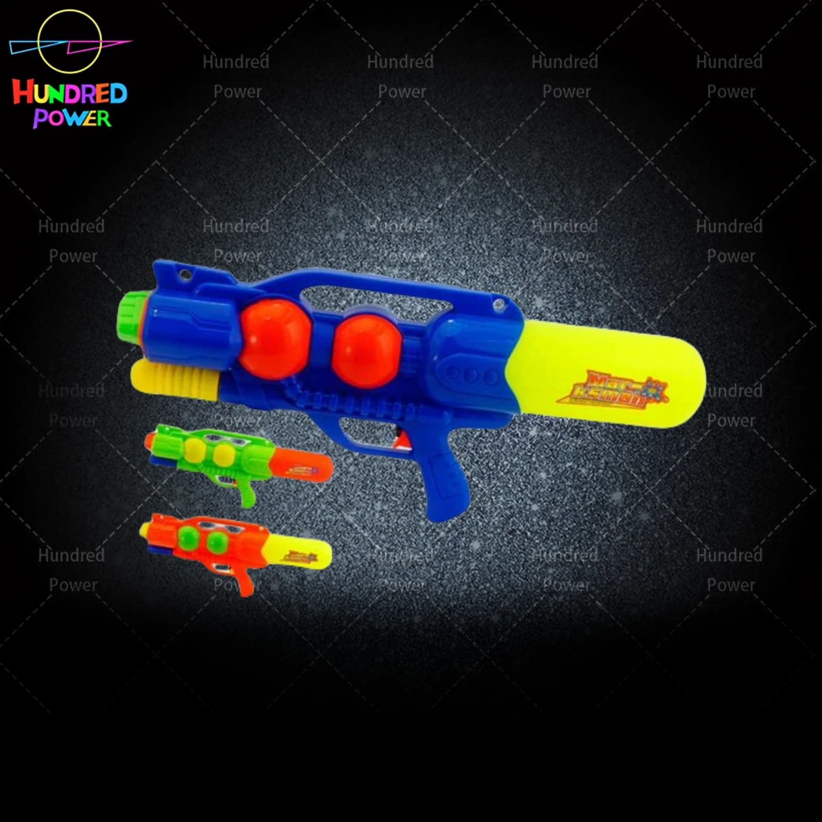 Dual-Nozzle Water Gun with Pump