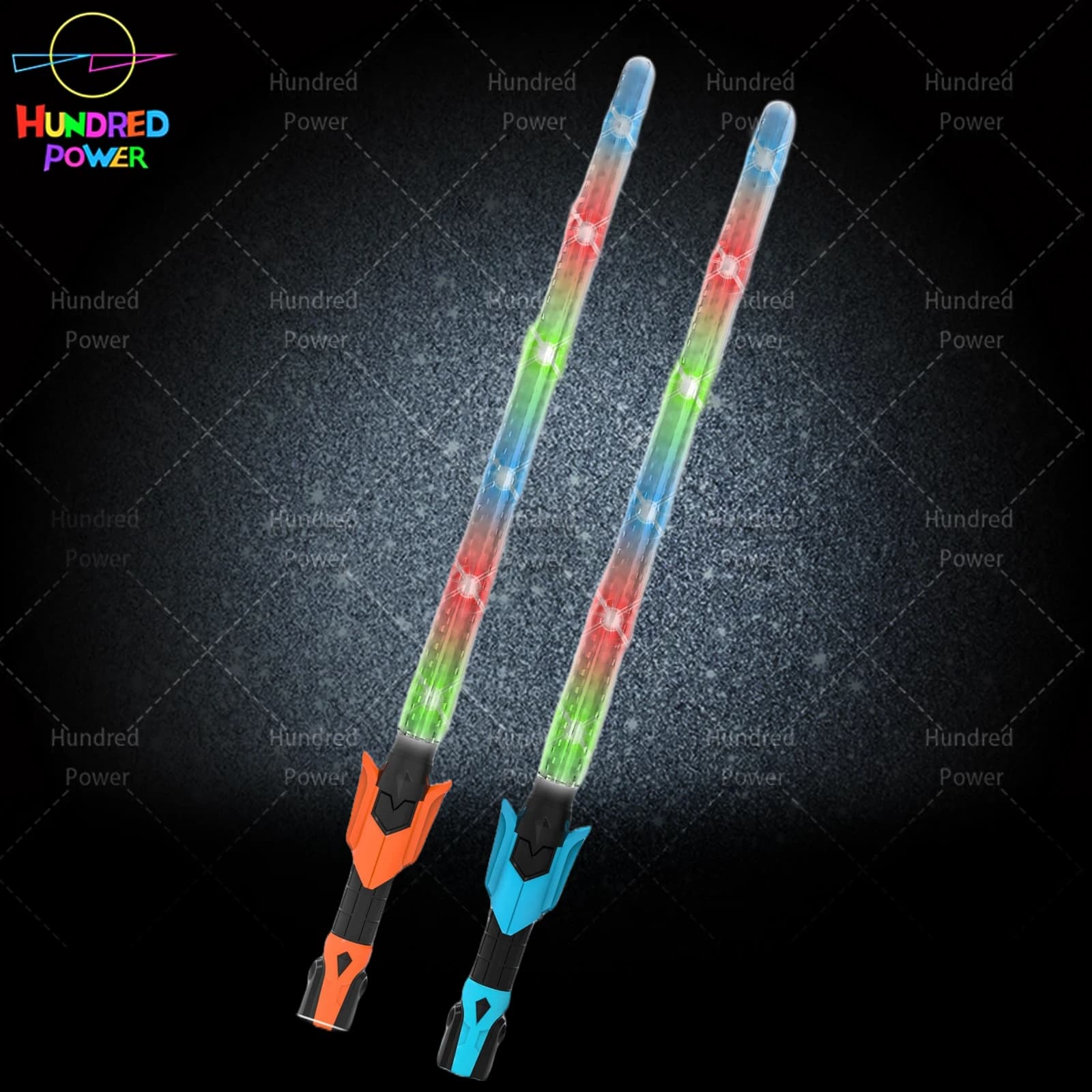 3D Flash Film Rainbow Magic Light-Up Laser Sword Glow Stick