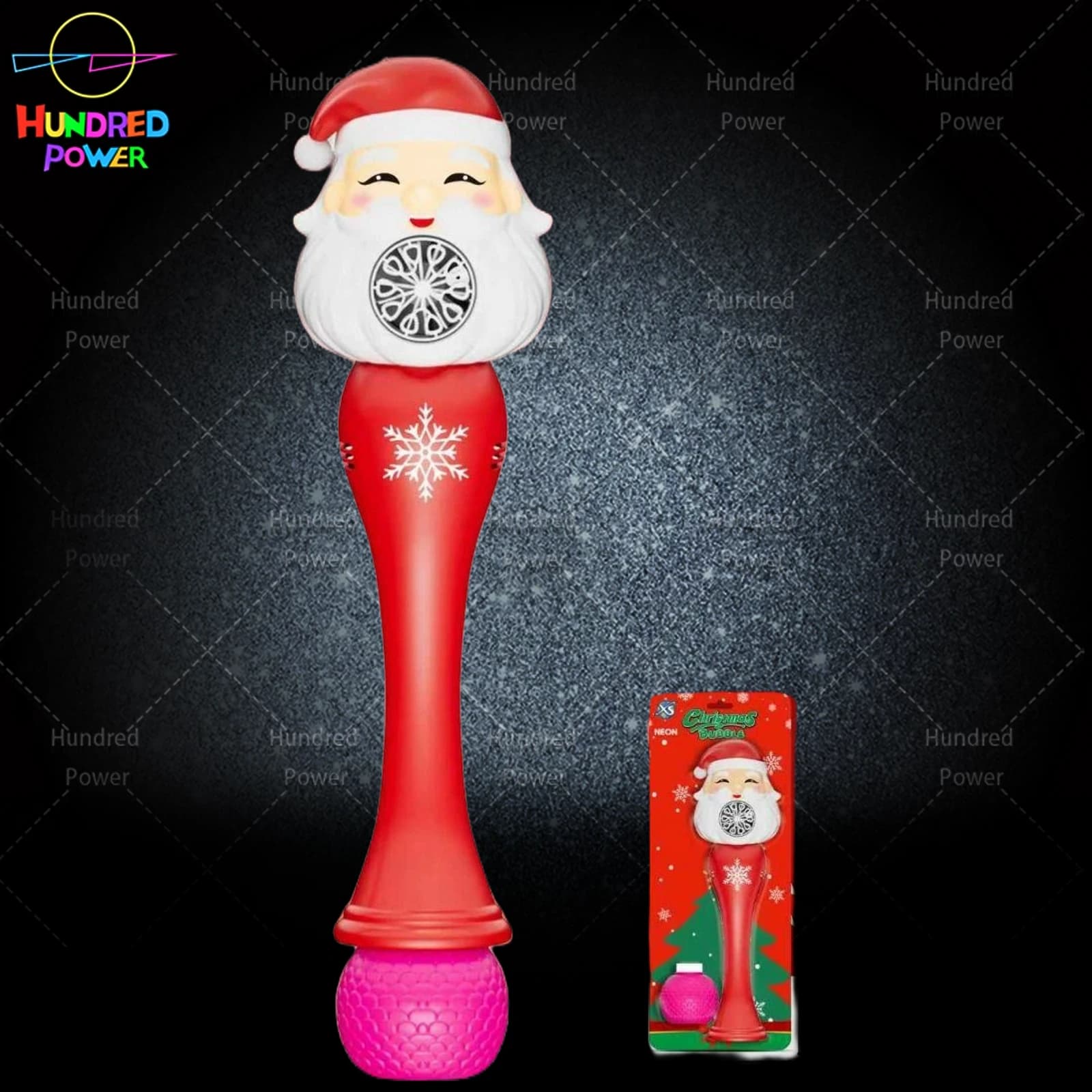 Santa Claus Wand 10-Hole Treasure Box 3*AA Battery