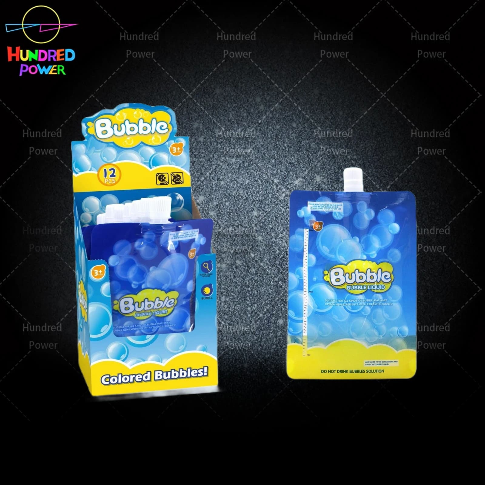 50ml Bubble Concentrate Pouch (Dilute with 500ml Water) 12pcs