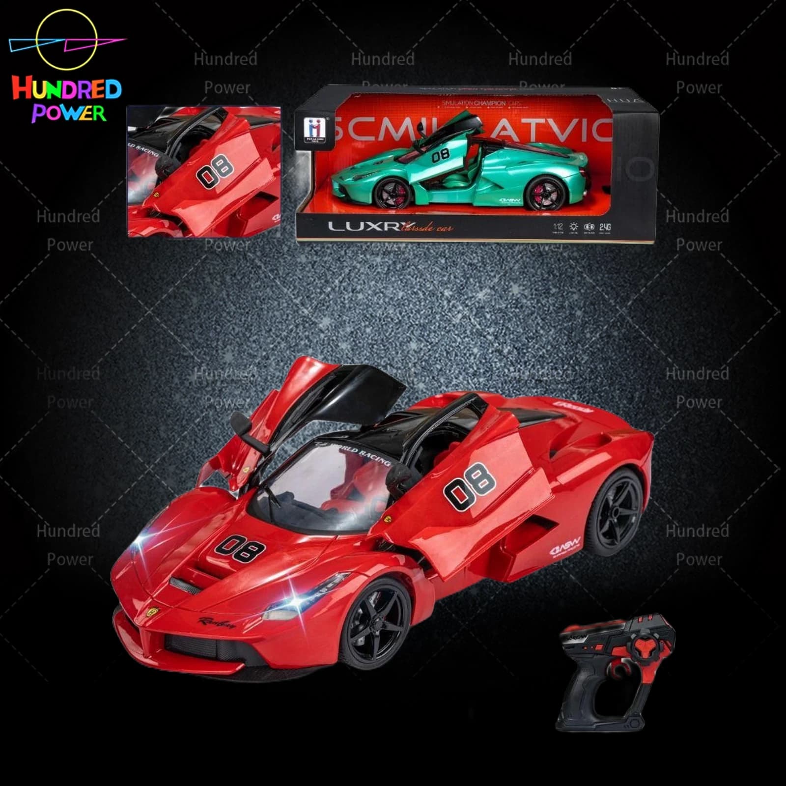 1:12 2.4G Four-Way Opening Door Remote Control Sports Car (Battery Included)
