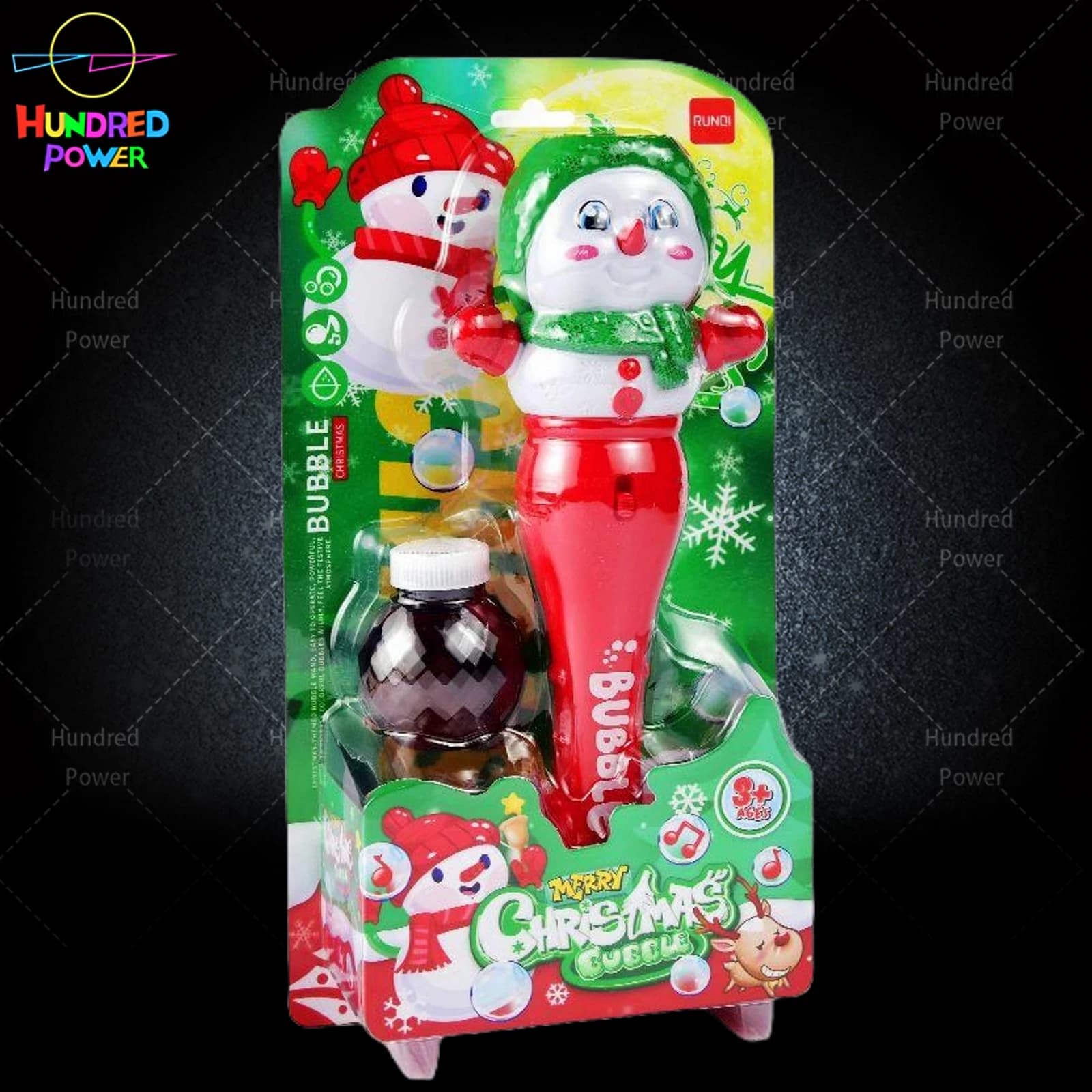 Electric Snowman Bubble Wand with Lights and Music product image