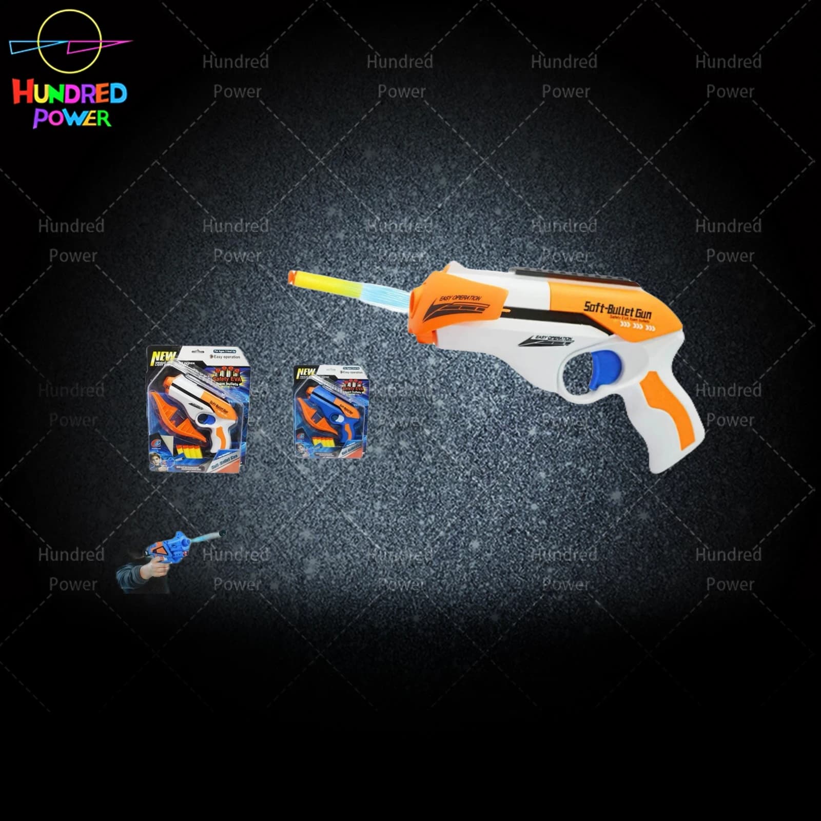 Soft bullet gun