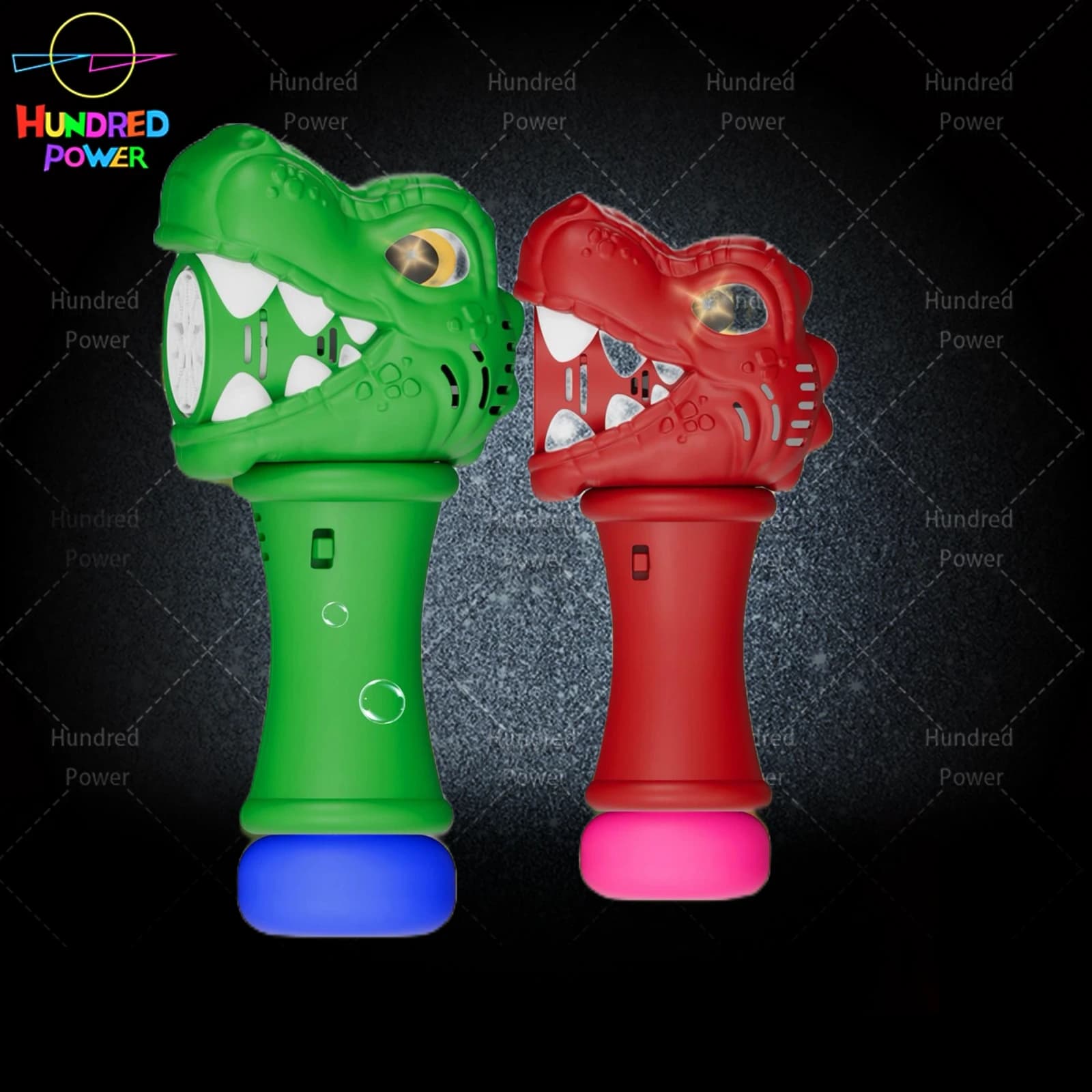 Dinosaur Stick 10-Hole Treasure Chest 3*AA Battery