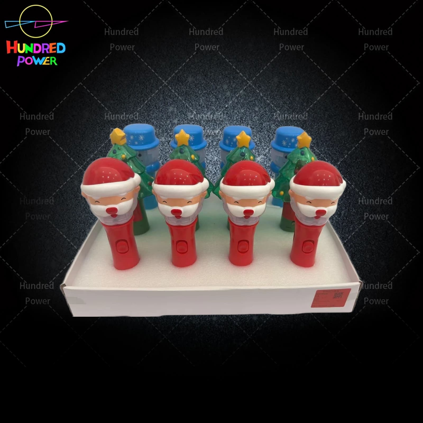 Christmas 3-Style Glow Sticks (12-Pack)