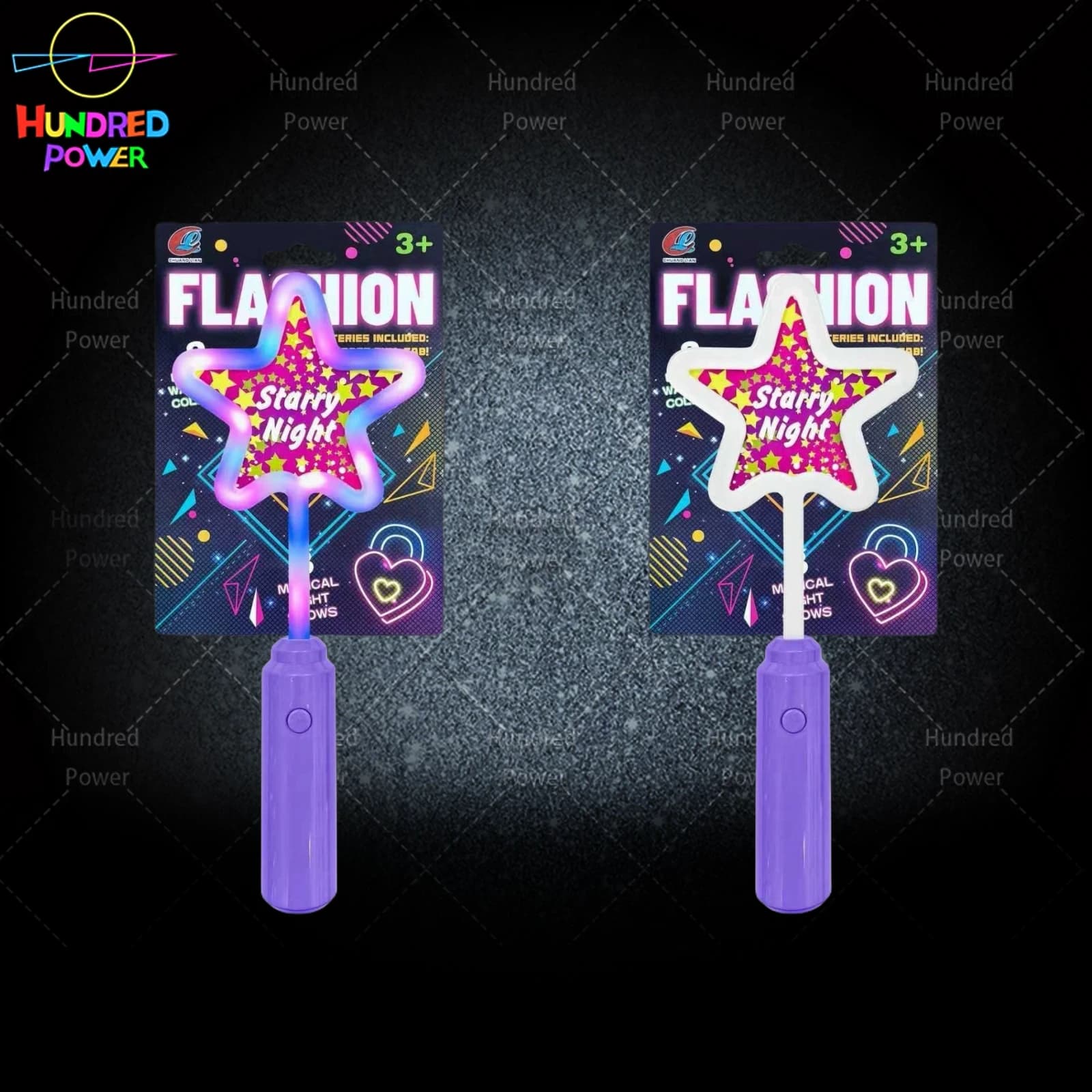 Ultrasonic Five-Pointed Star UV Glow Stick