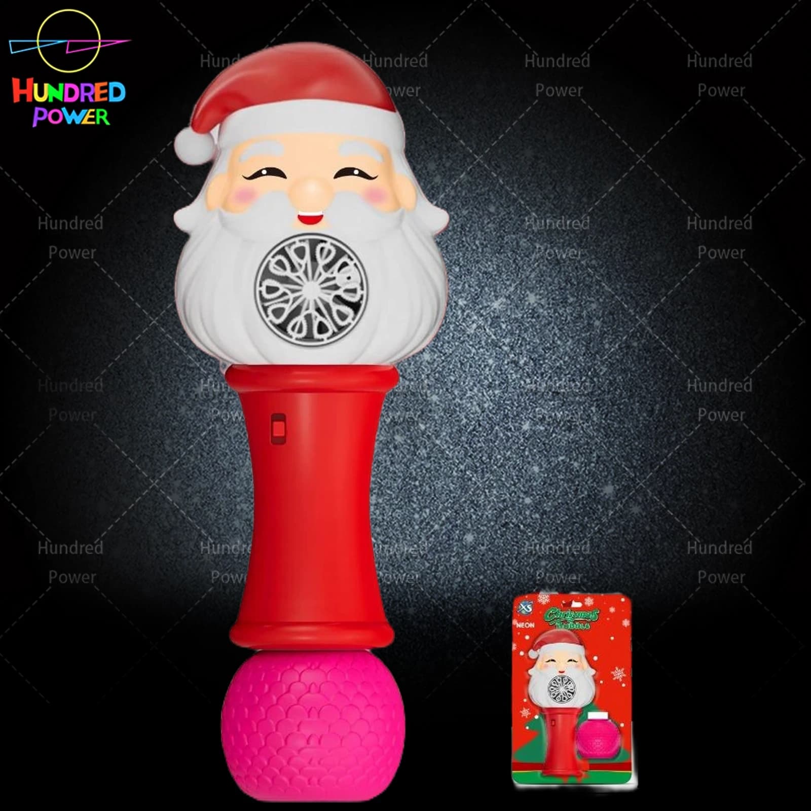 Santa Claus Wand 10-Hole Treasure Box 3*AA Battery