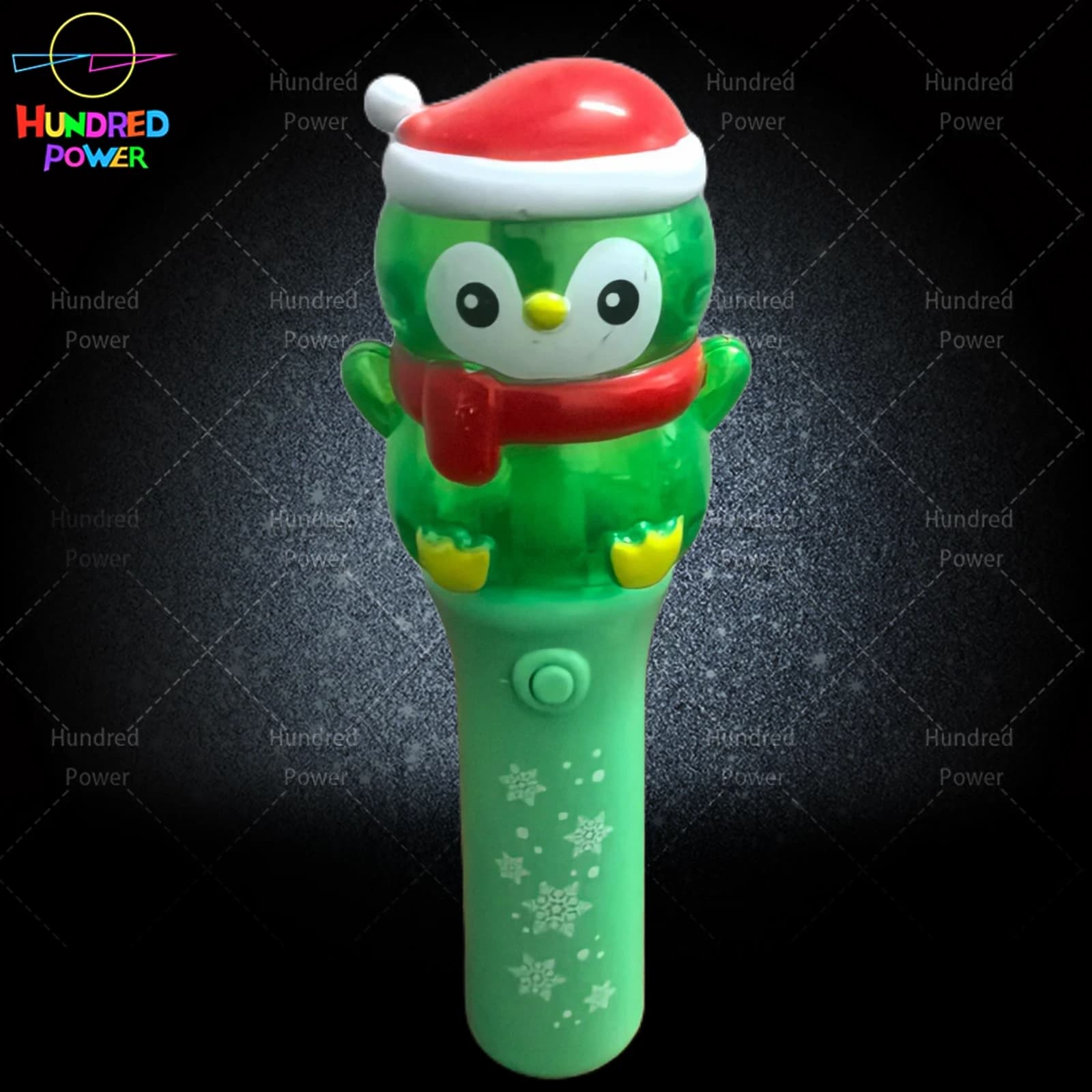 Penguin Mini Rotating Light Wand (24pcs, 3 styles assorted), 3*AG13 (included)