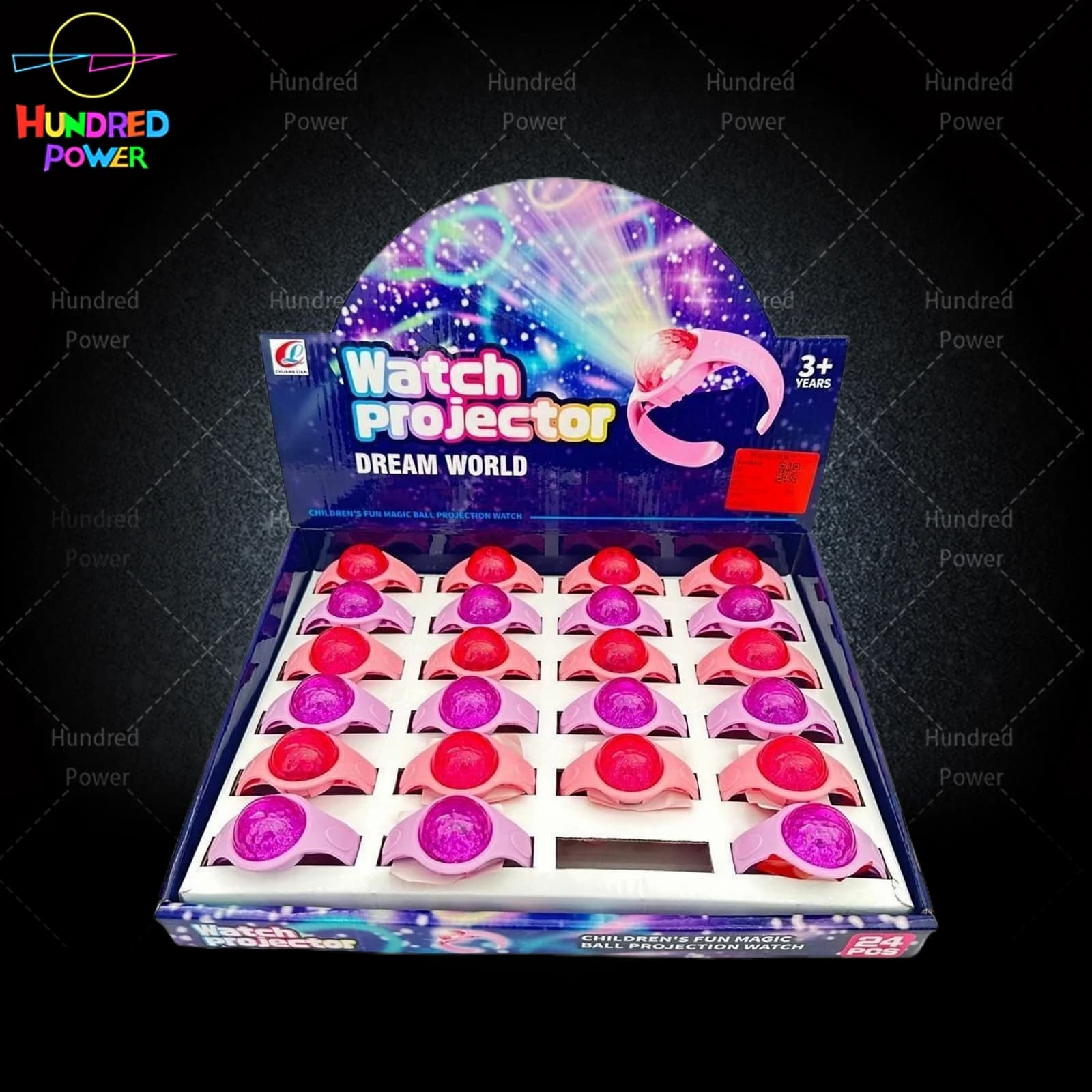 Flashing Watch 24pcs wholesale toy watch in default colour