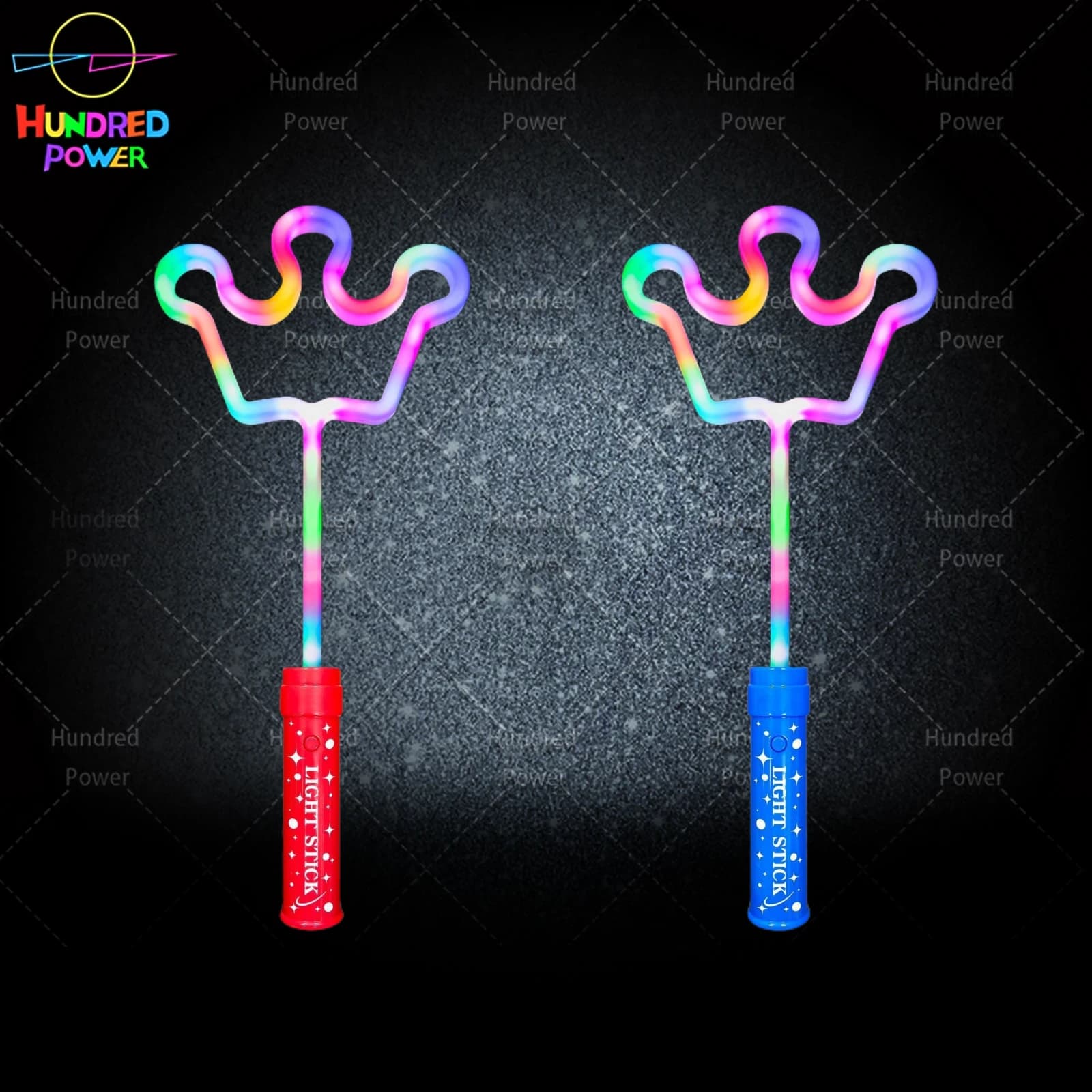 Ultrasonic Crown Round Handle Flashing Wand