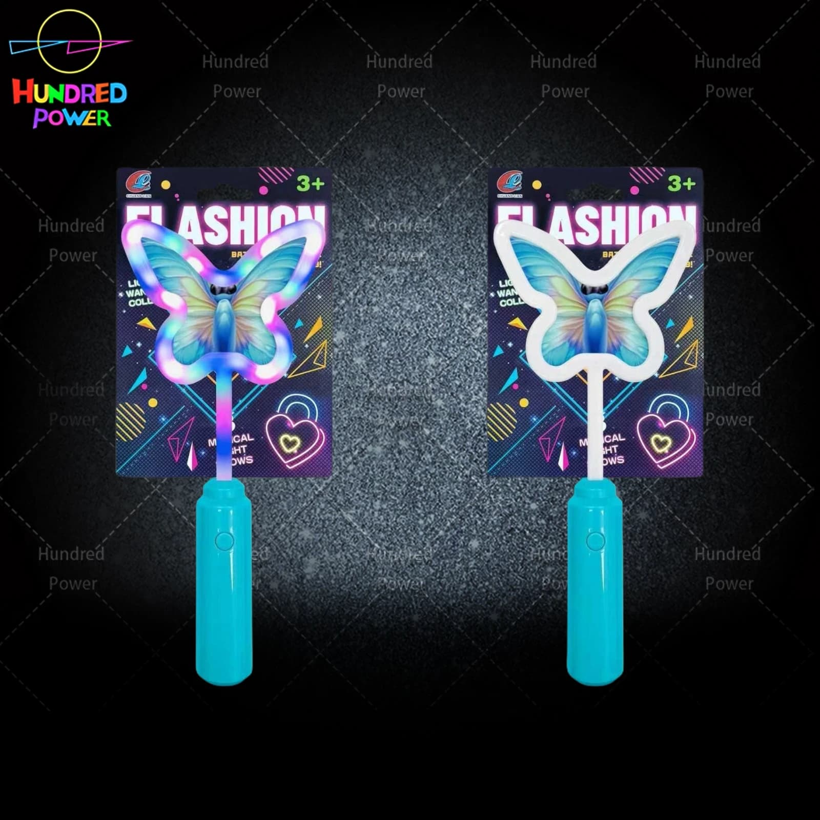 Ultrasonic Butterfly UV Glow Stick