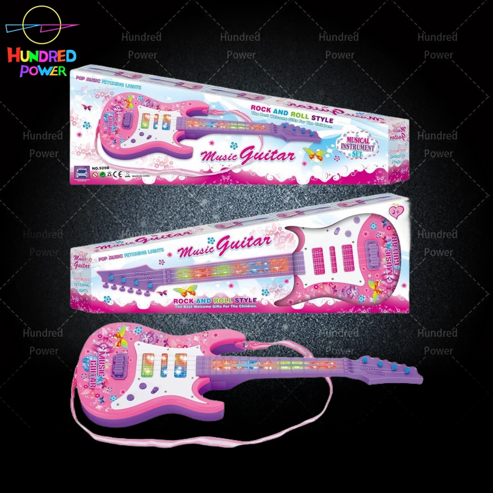 Light-Up Musical Strumming Guitar